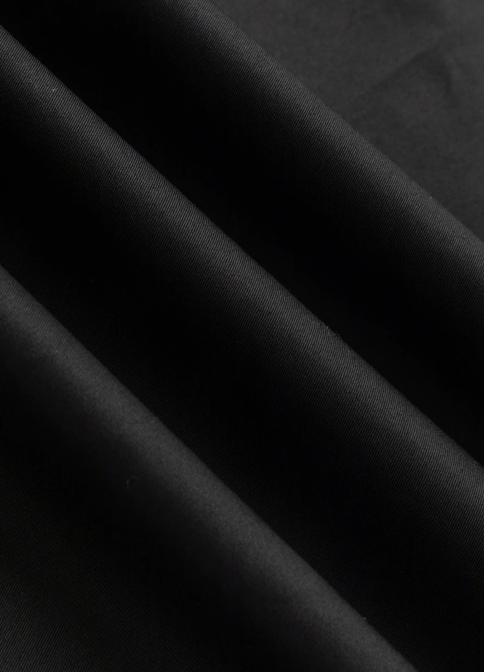 23SS Black Cascade Hollow Overshirt