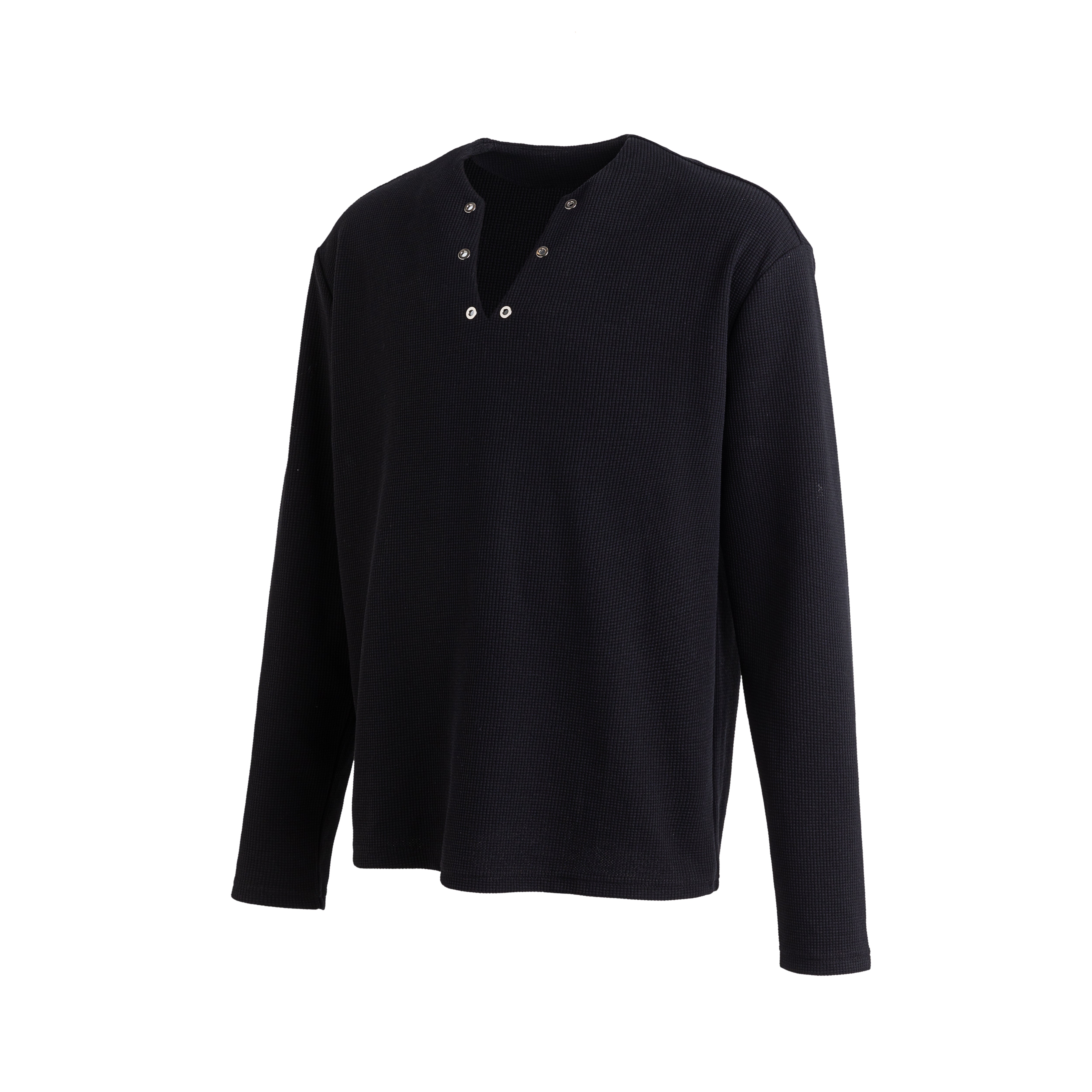 24SS Voyager Waffle V-Neck Pullover