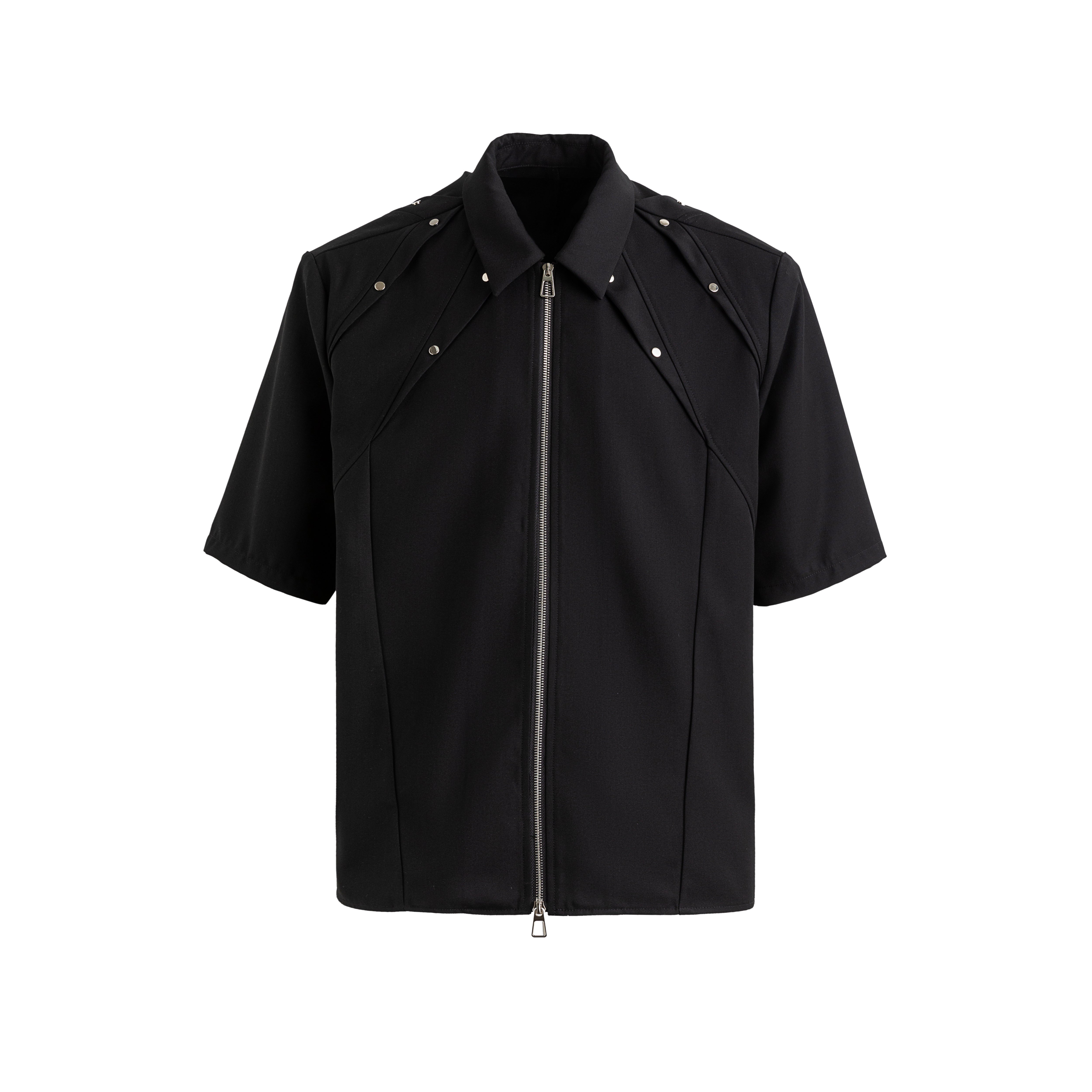 24SS Pleated Binder Cut Shirt