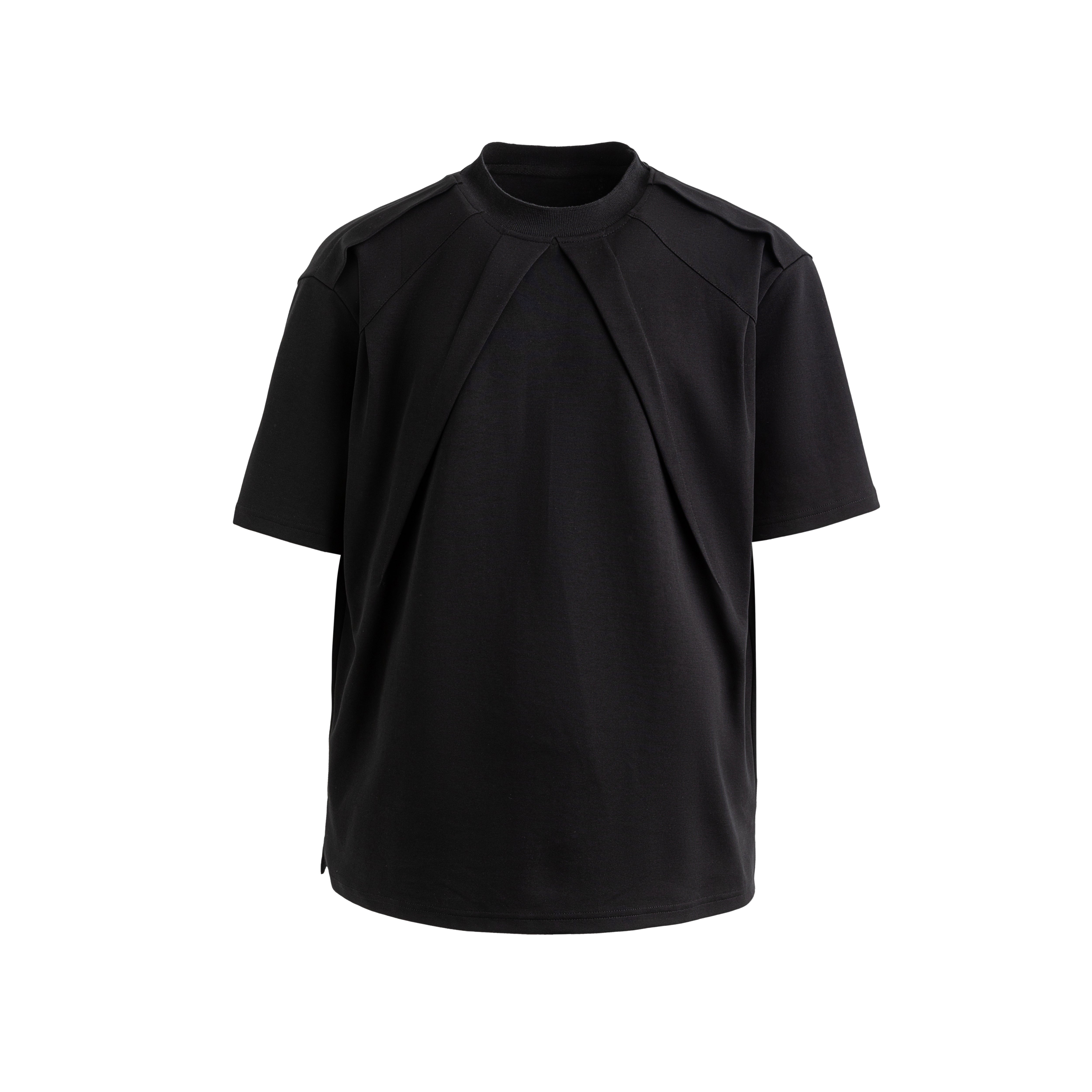 24SS Pleated Binder Cut Tee