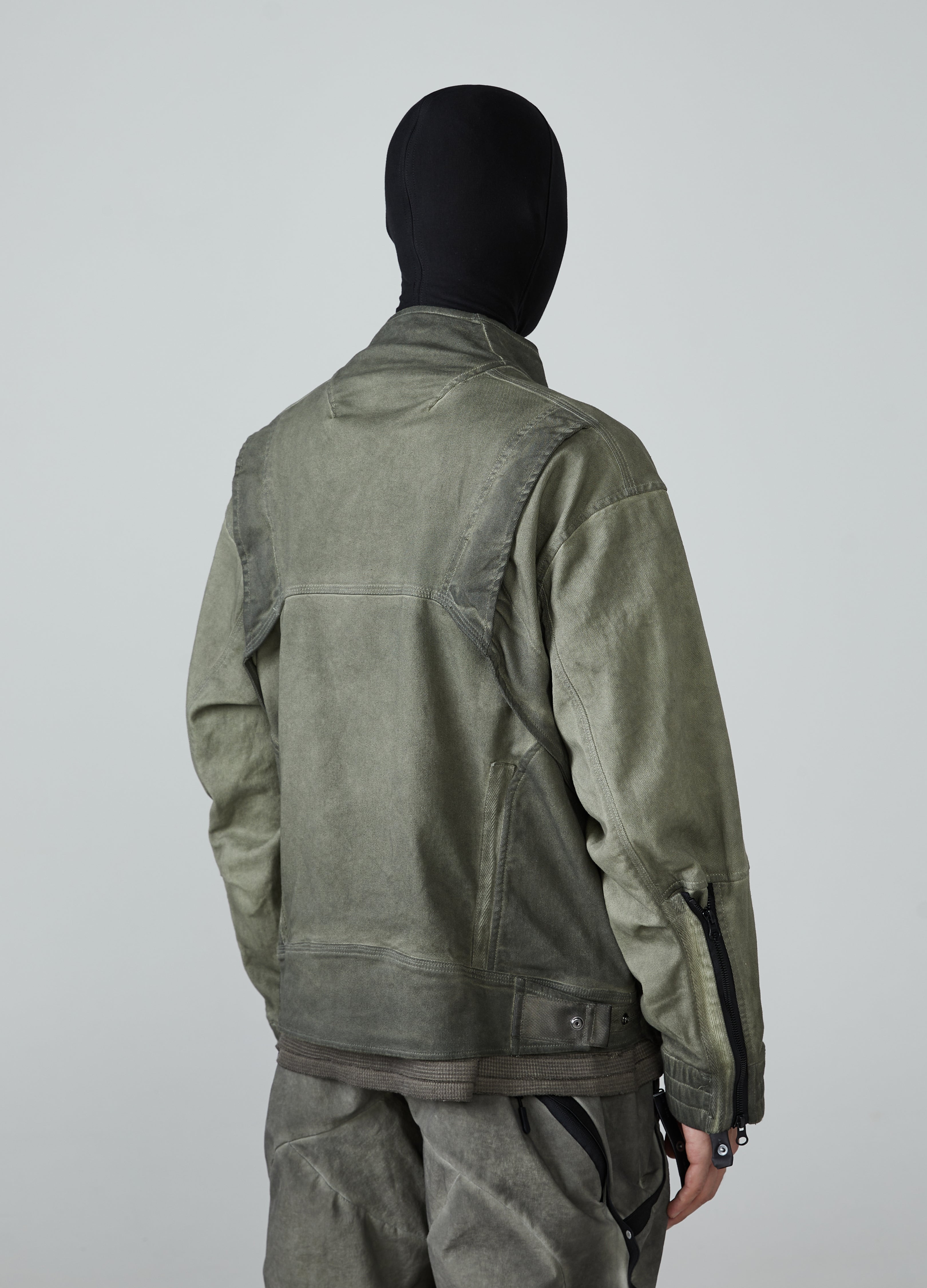 Wasteland Washed Distressed Denim Work Jacket