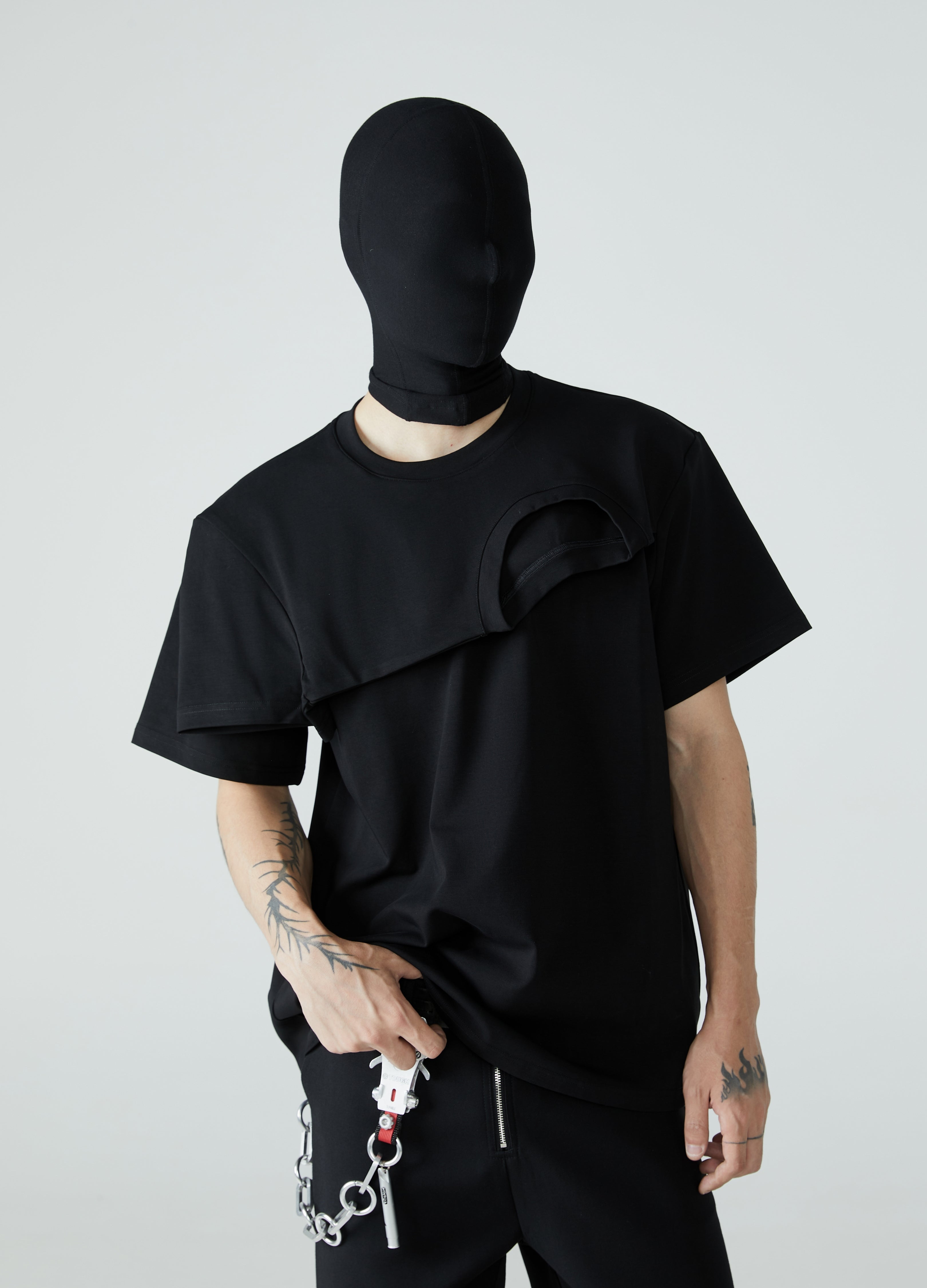 23FW Faux-Layered Typographic Tee