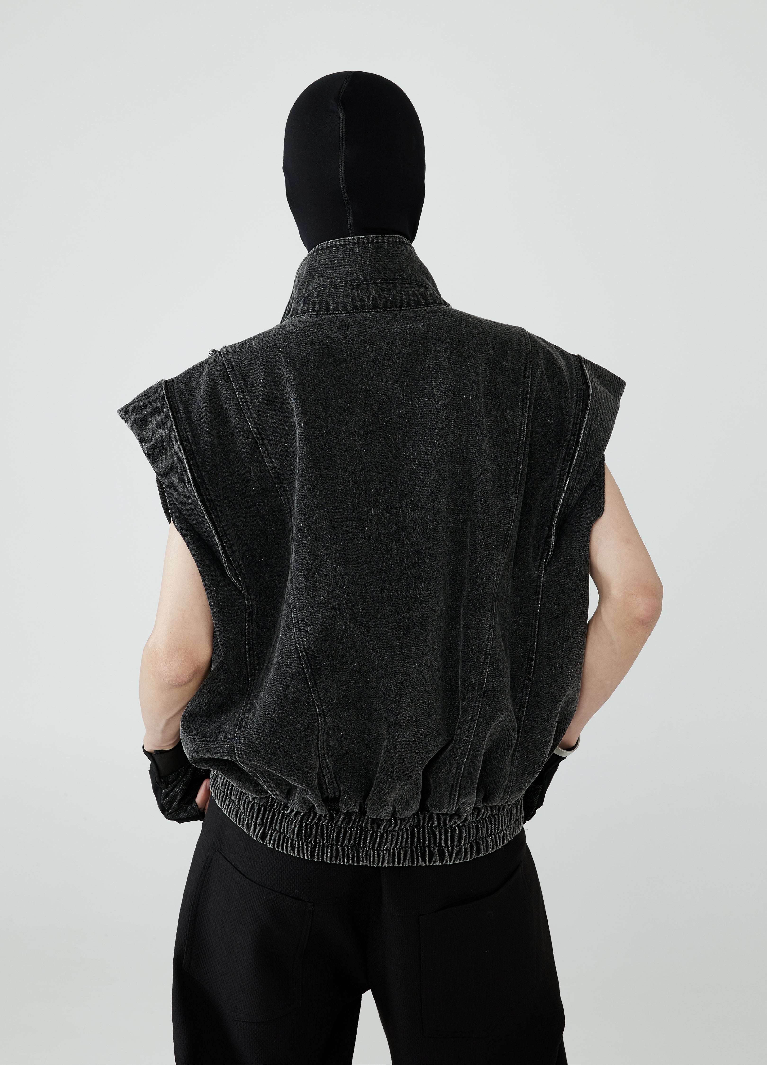 24SS Washed Denim Vest