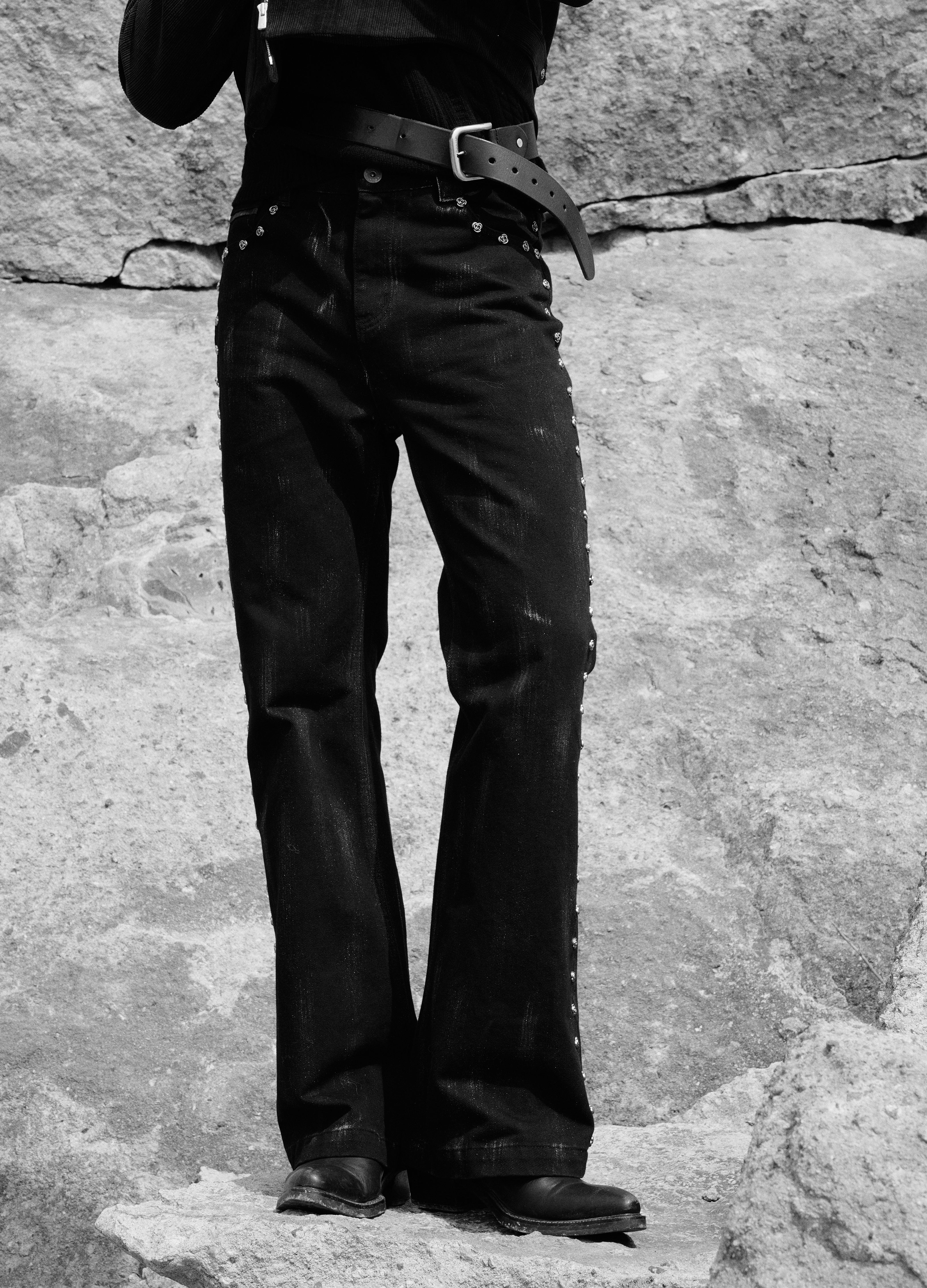 25SS BAROQUE ROSETTE DENIM