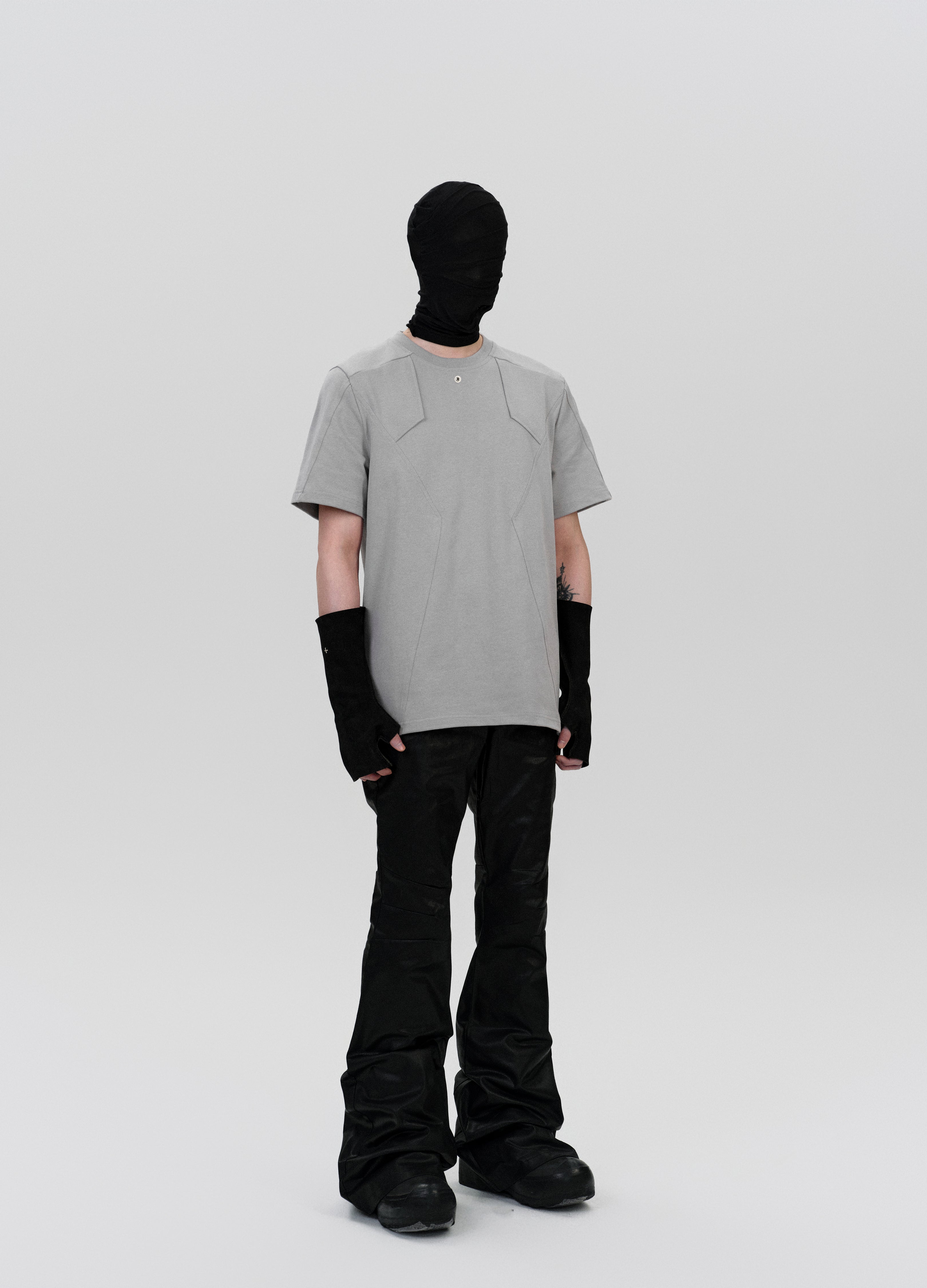 25SS DARK WAXED DECONSTRUCT PANTS