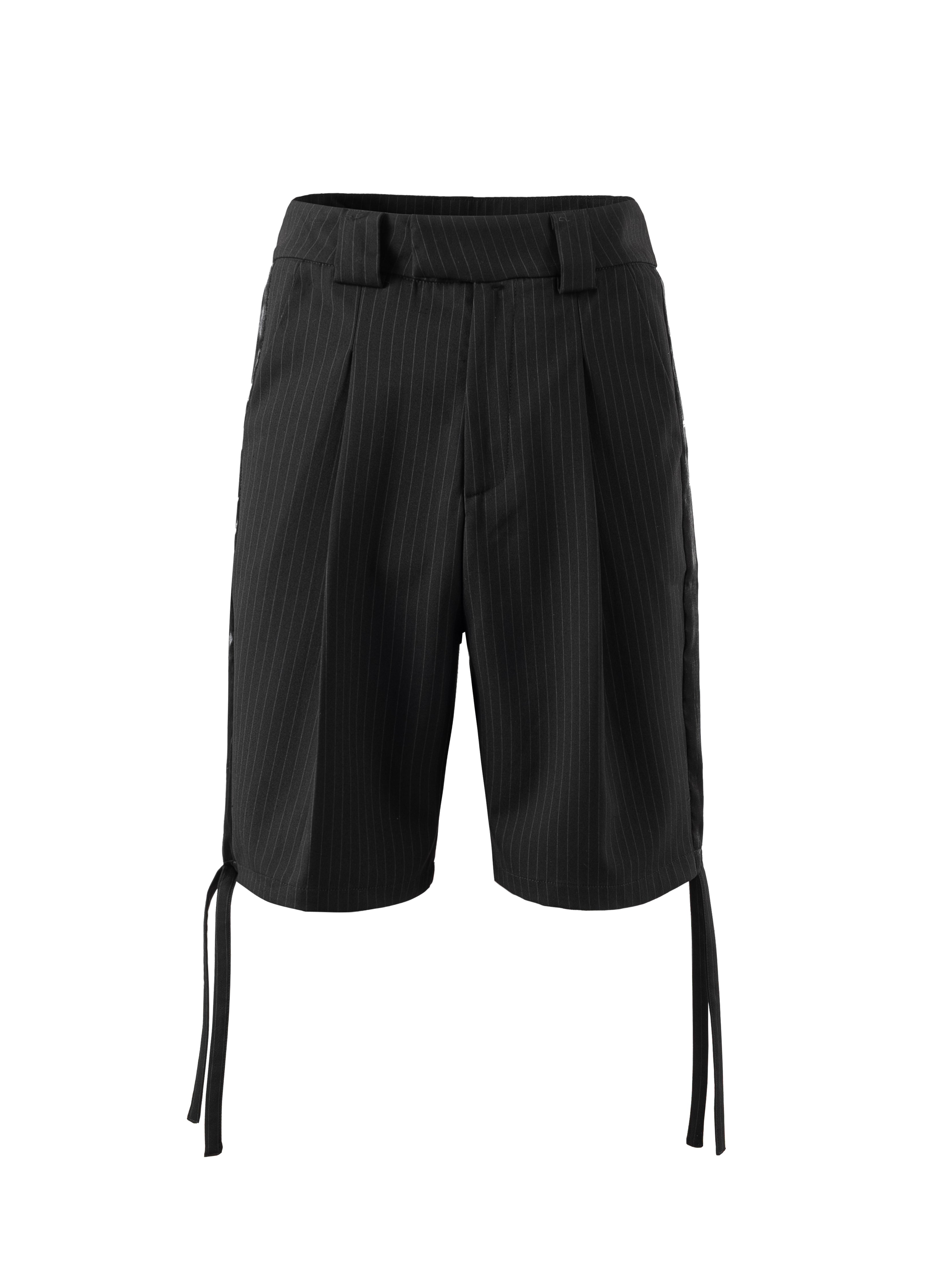25SS STRIPED BLADE PLEATED SHORTS