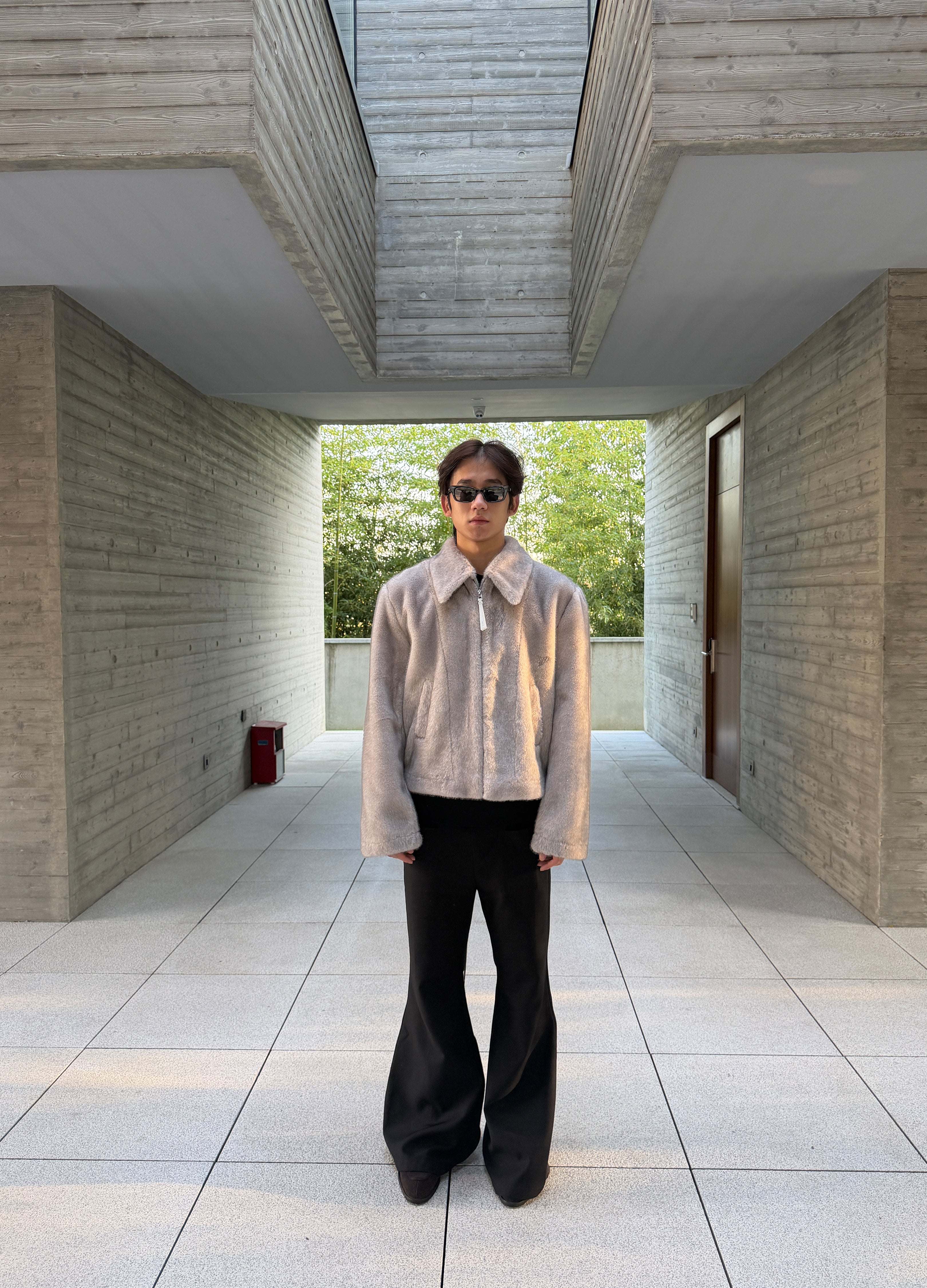 FROSTLAND MINK SUEDE COAT