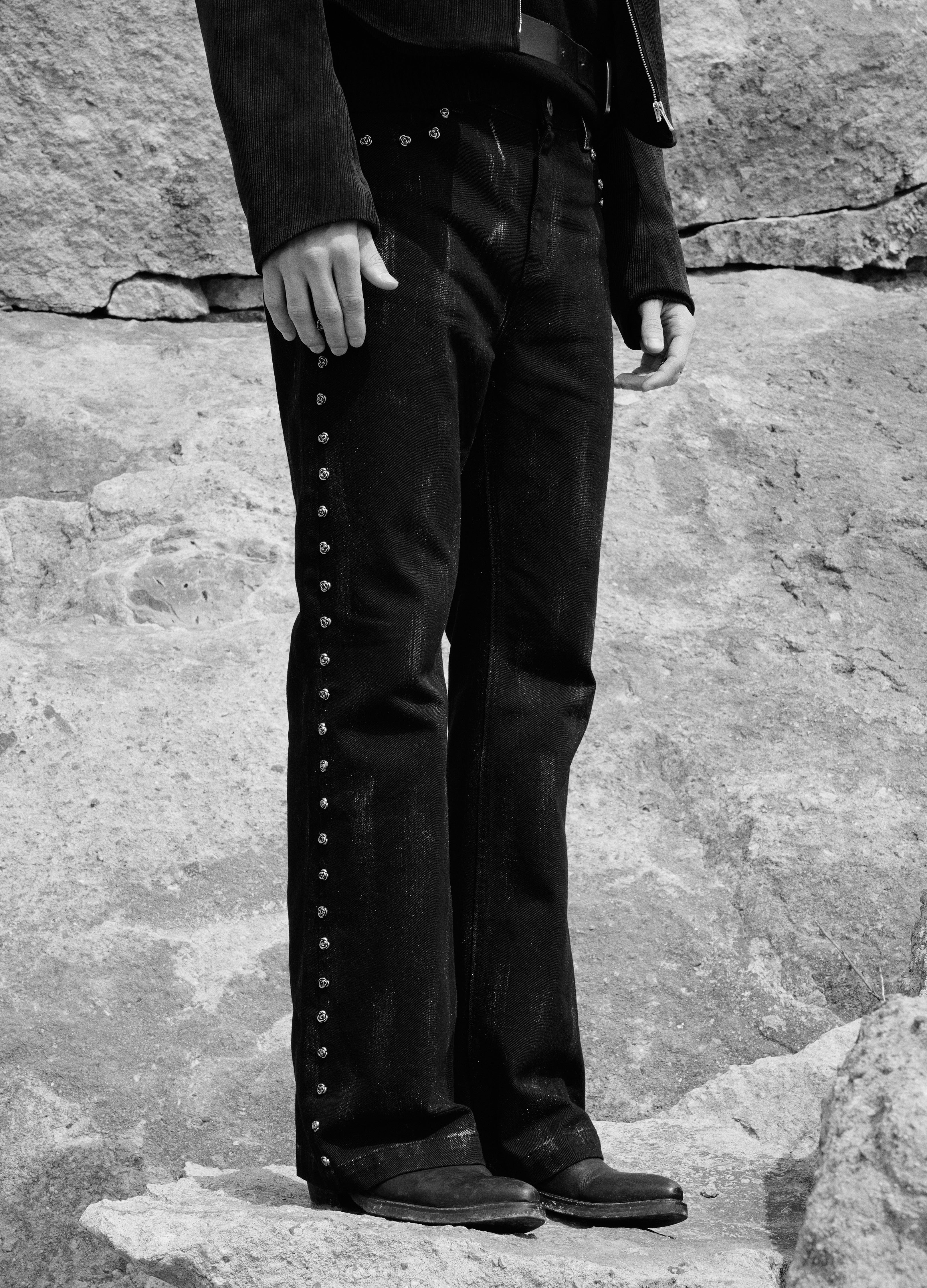 25SS BAROQUE ROSETTE DENIM