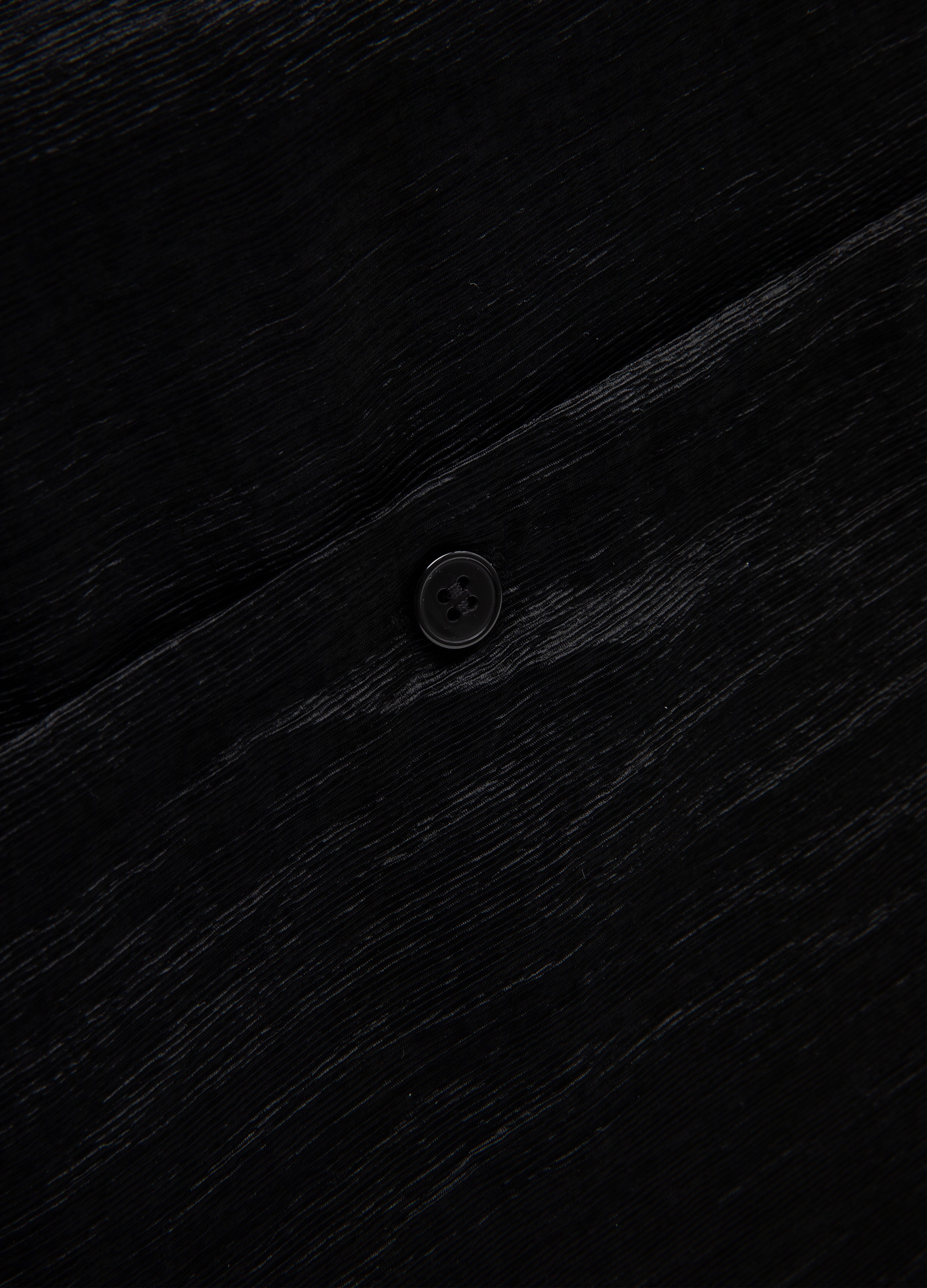 25SS WHITE BLACK TEXTURE SHINE SHIRT