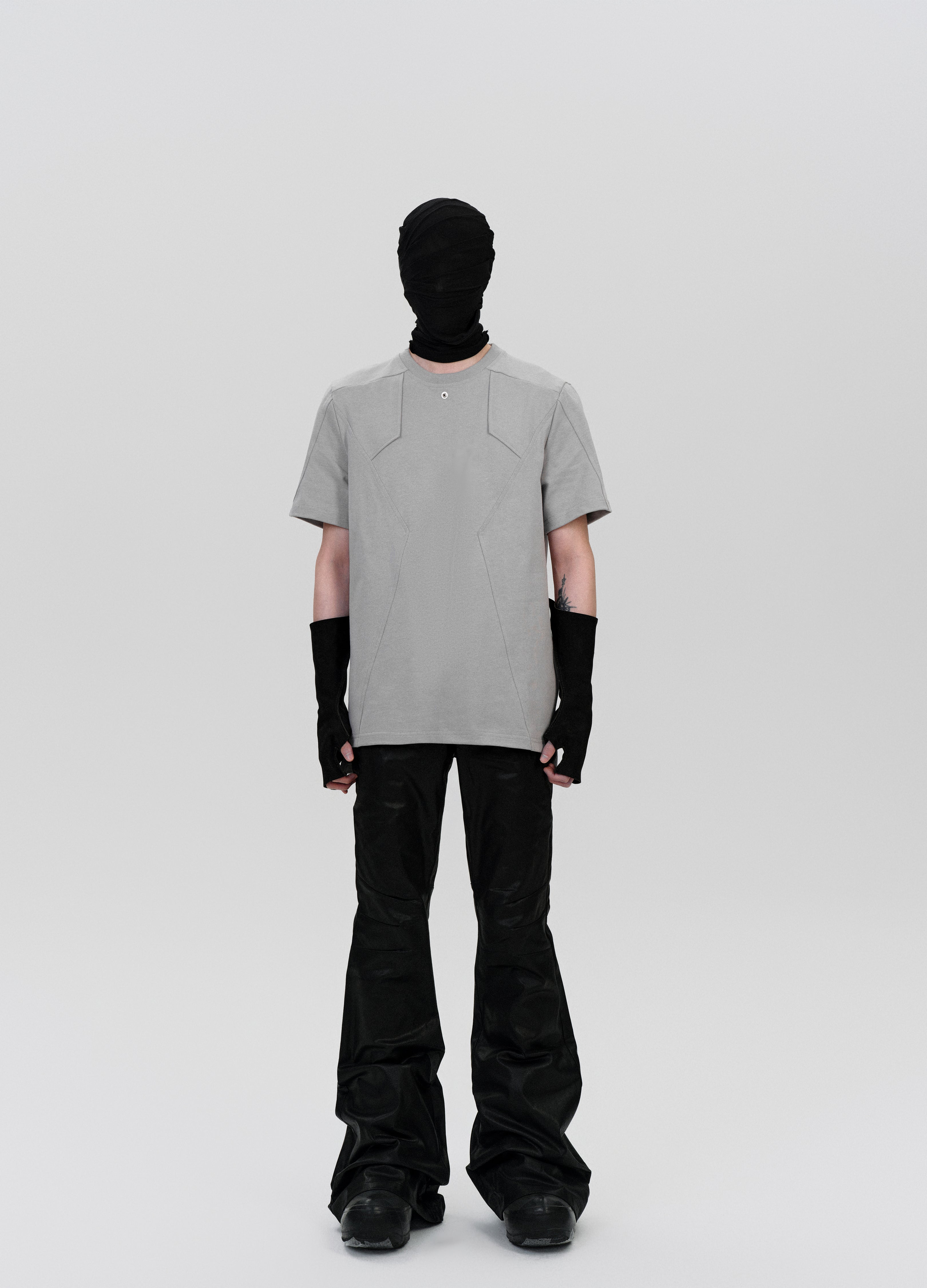 25SS DARK WAXED DECONSTRUCT PANTS