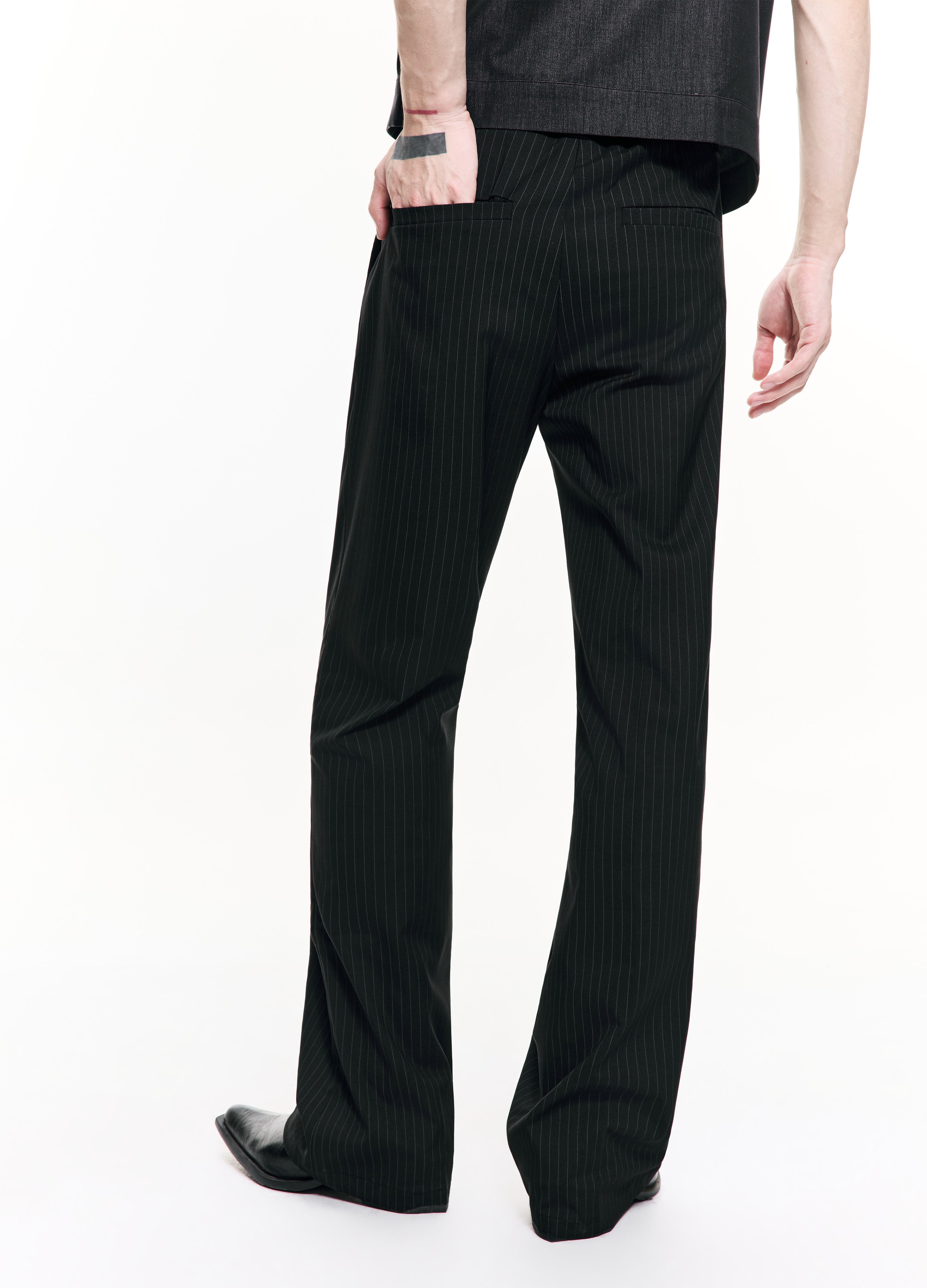 26SS PINSTRIPE STRAIGHT FIT TROUSERS