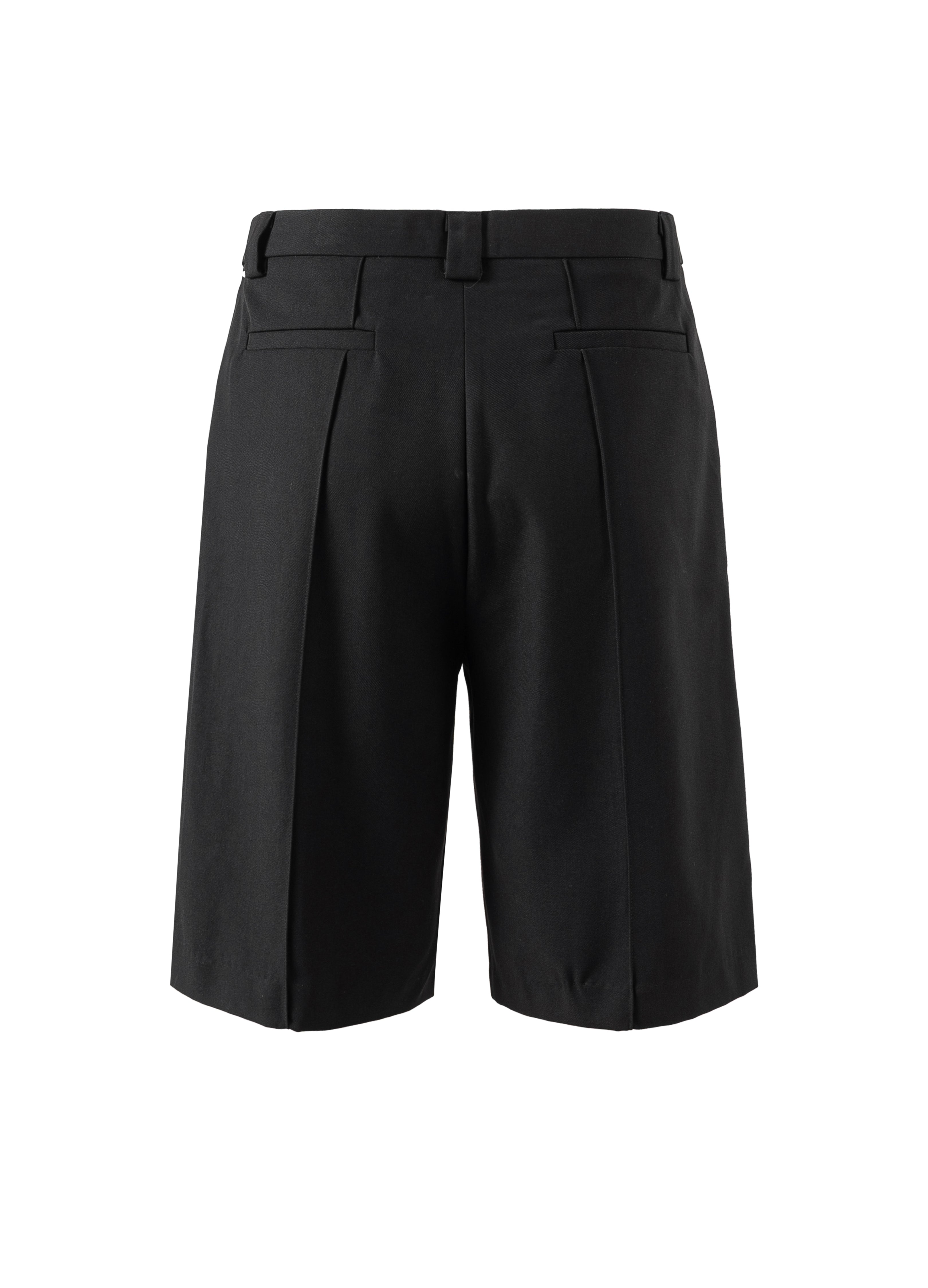 25SS TOBACCO PRINT WOOL SHORTS