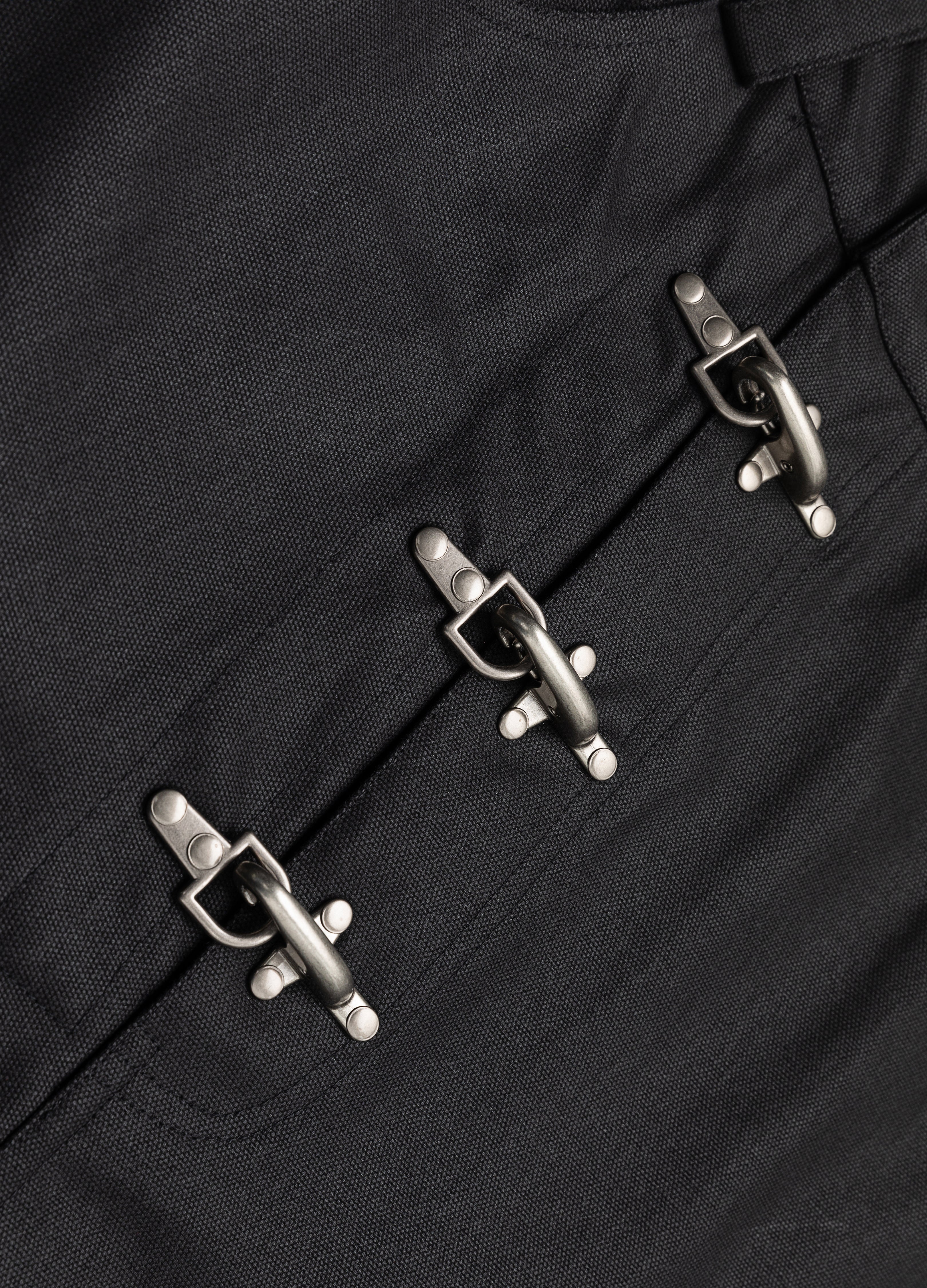 26SS AVIATOR BUCKLE WAXED DENIM