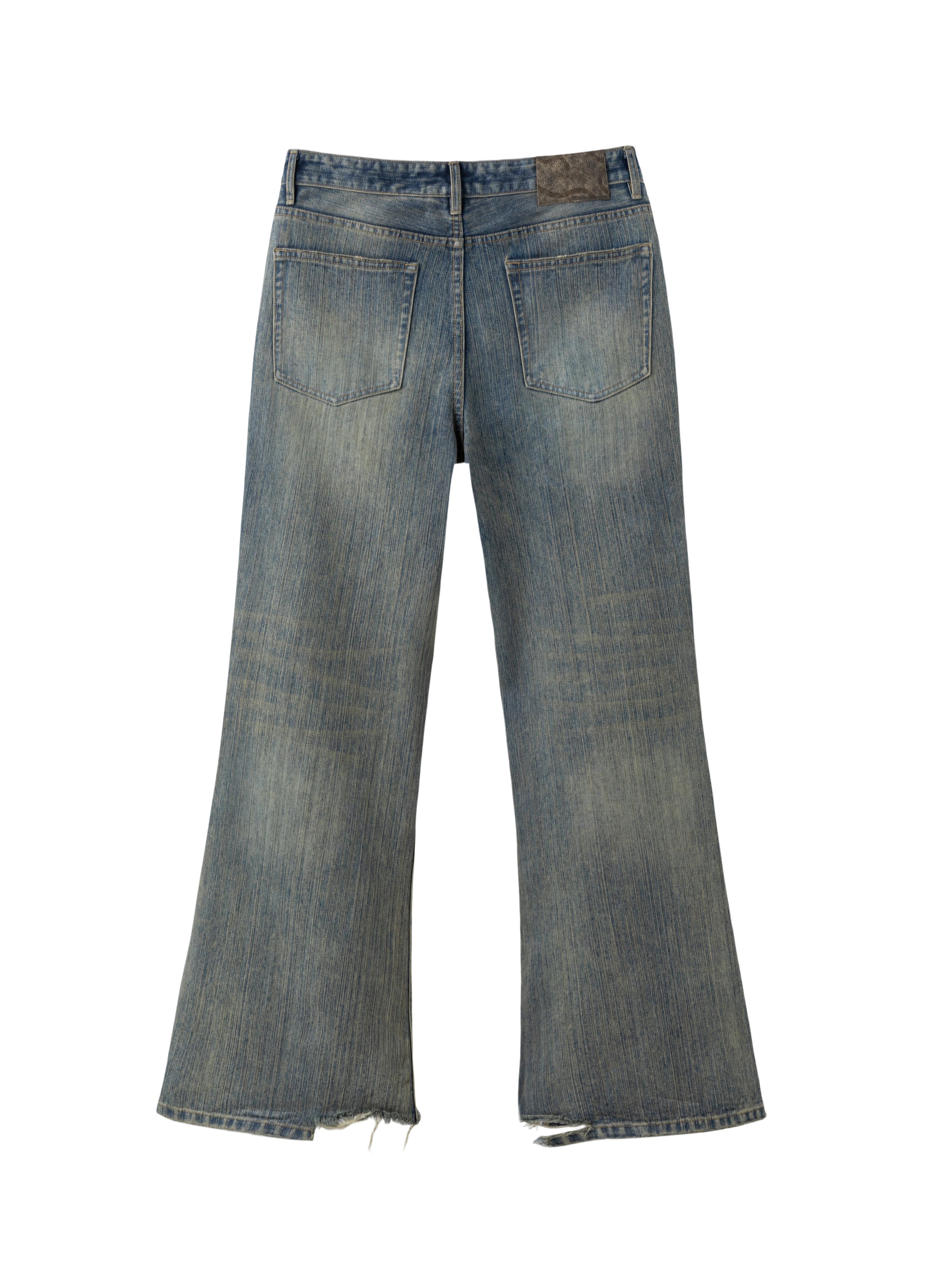26SS OXIDIZED FLARE DENIM