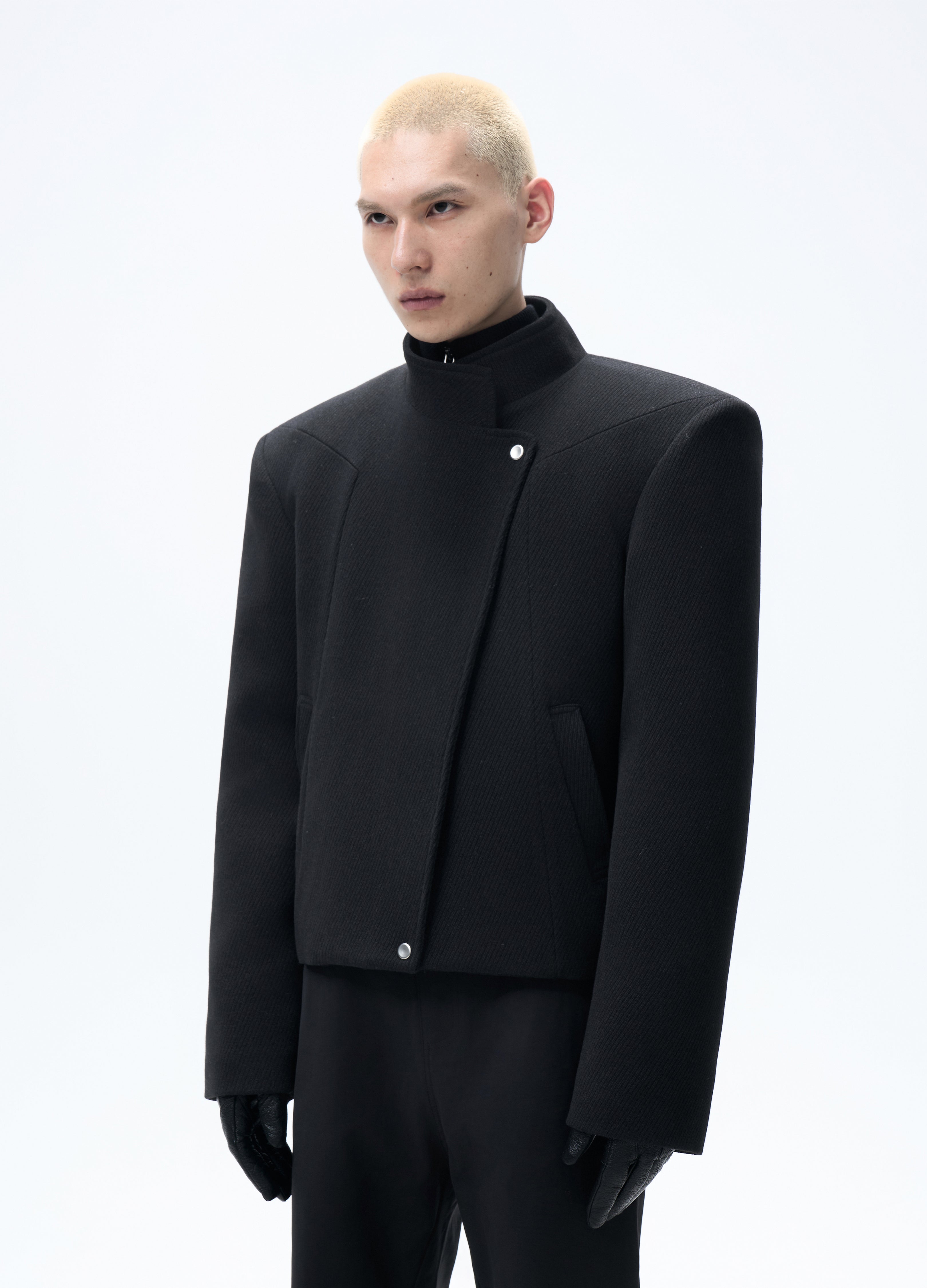 25FW PADDED WOOL SHORT JACKET