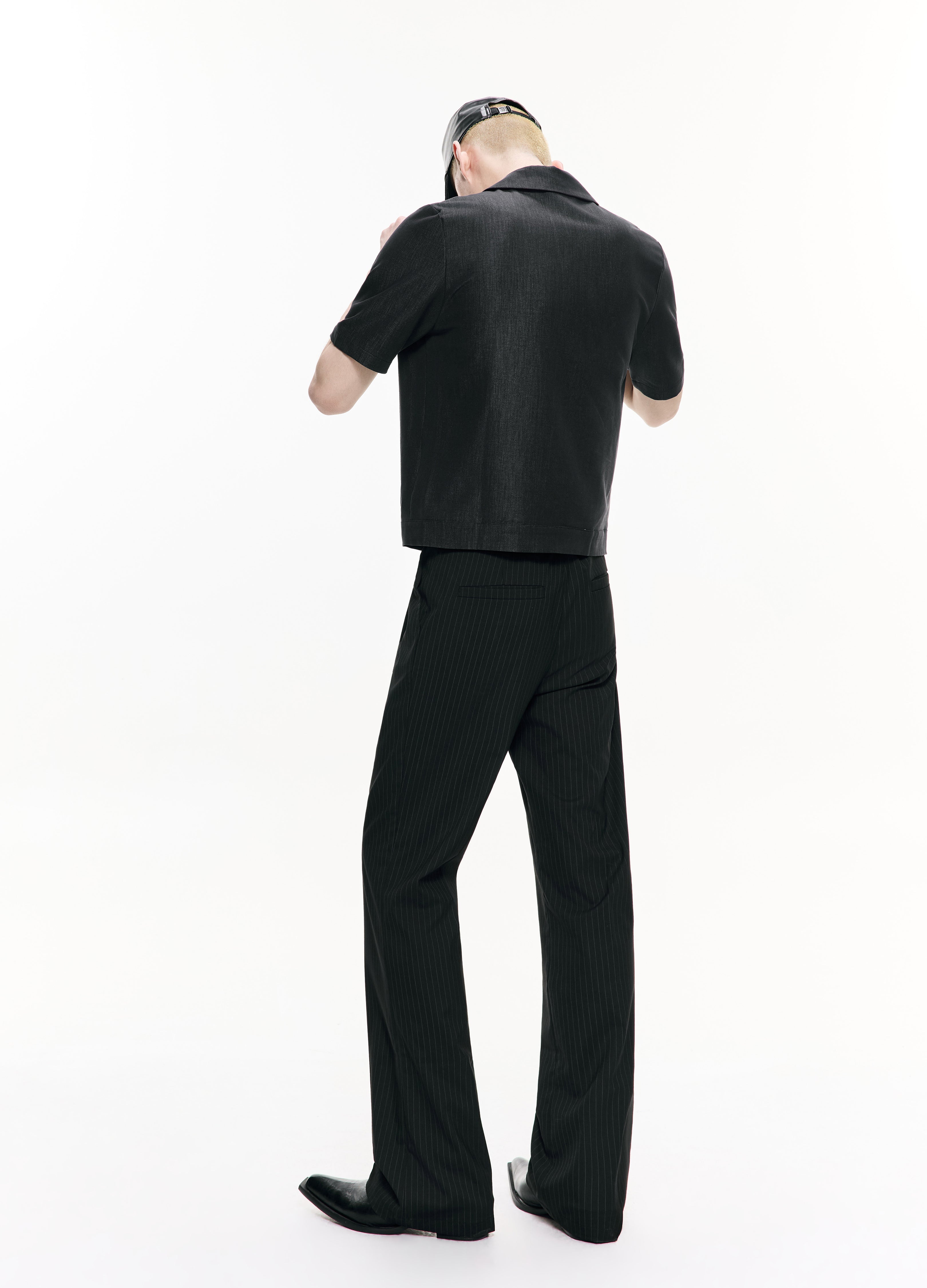 26SS PINSTRIPE STRAIGHT FIT TROUSERS