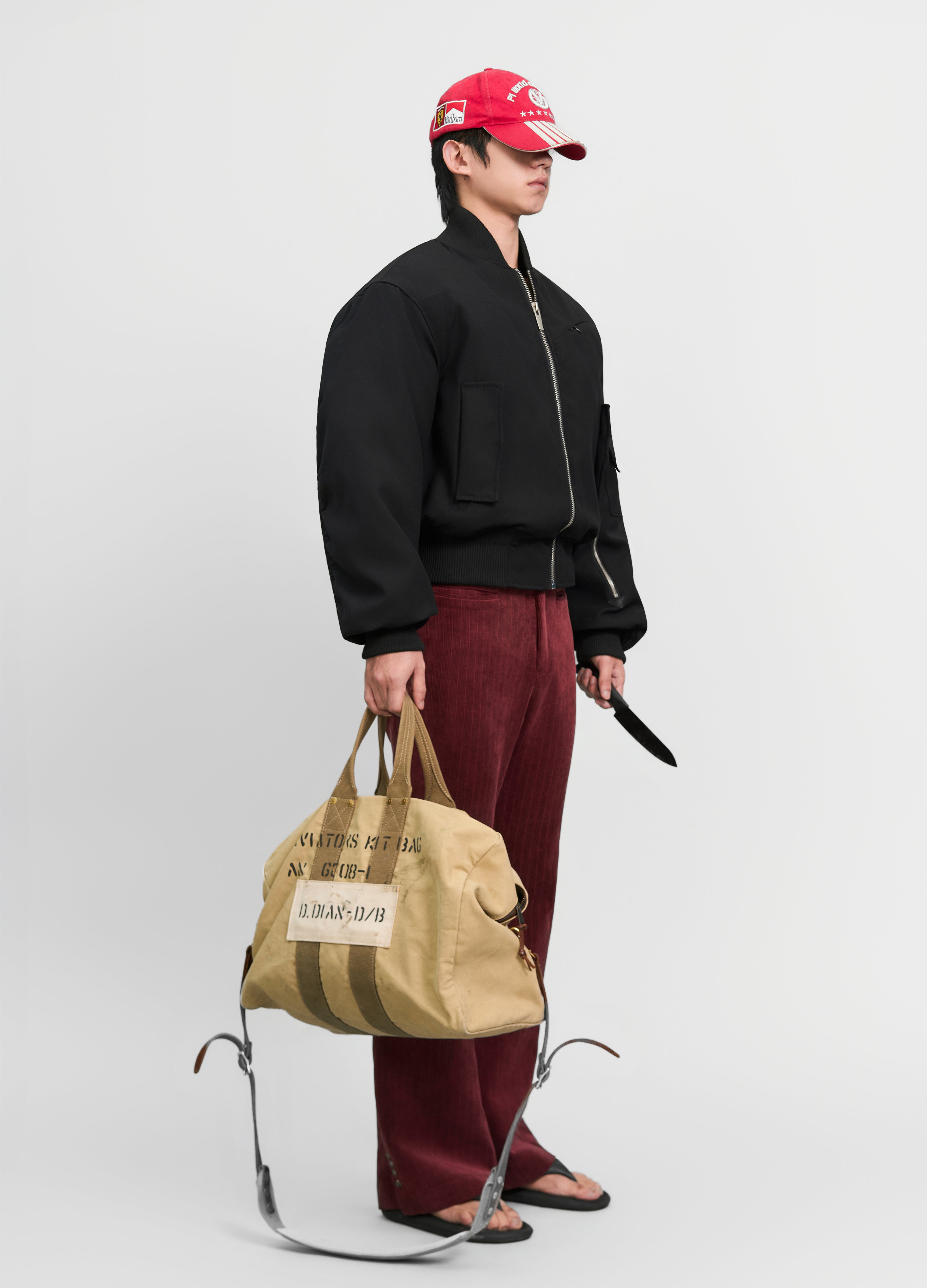 DUSK ROSE CORDUROY FLARES