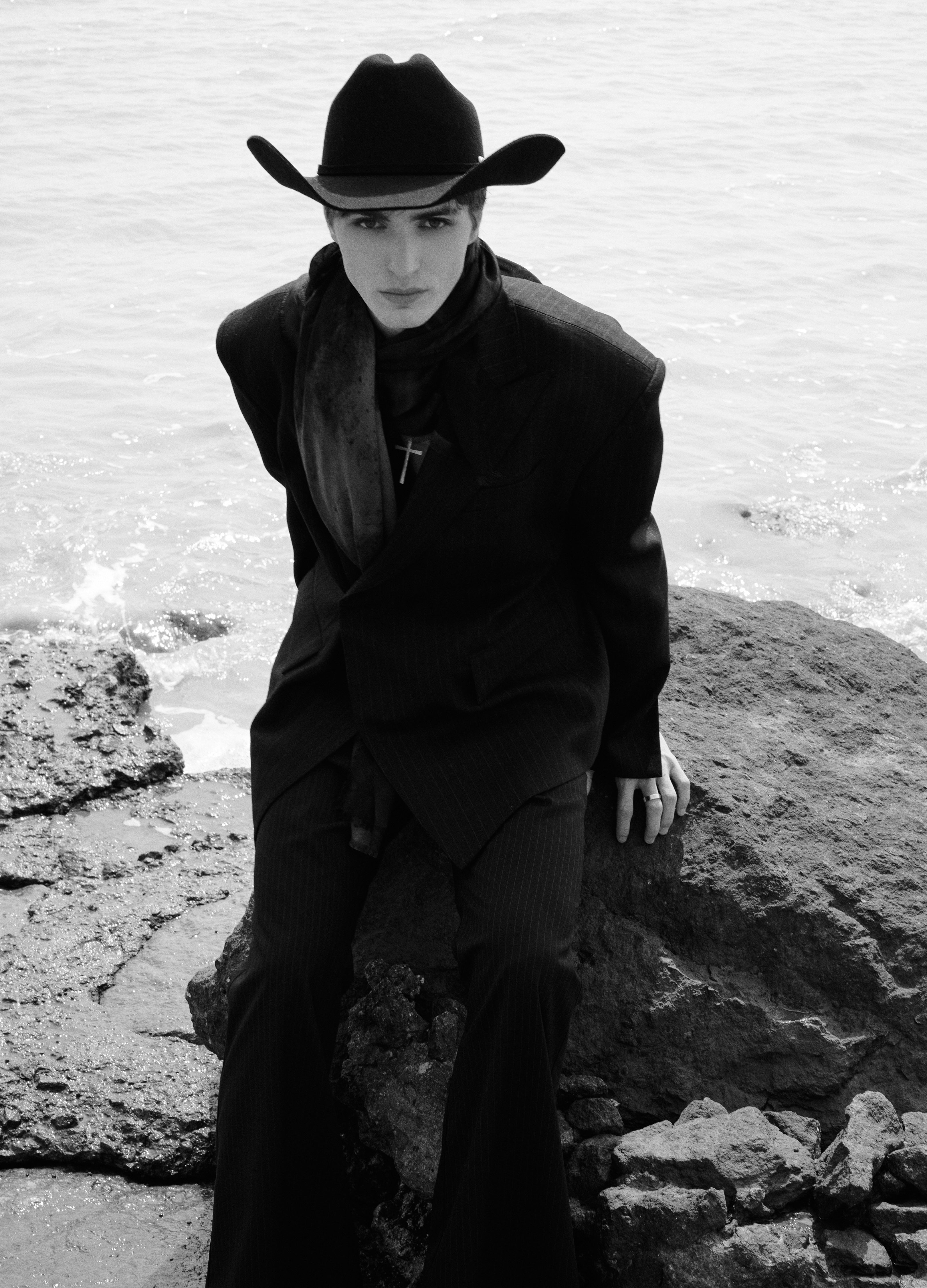 25SS BLADE STRIPE DECONSTRUCTED SUIT