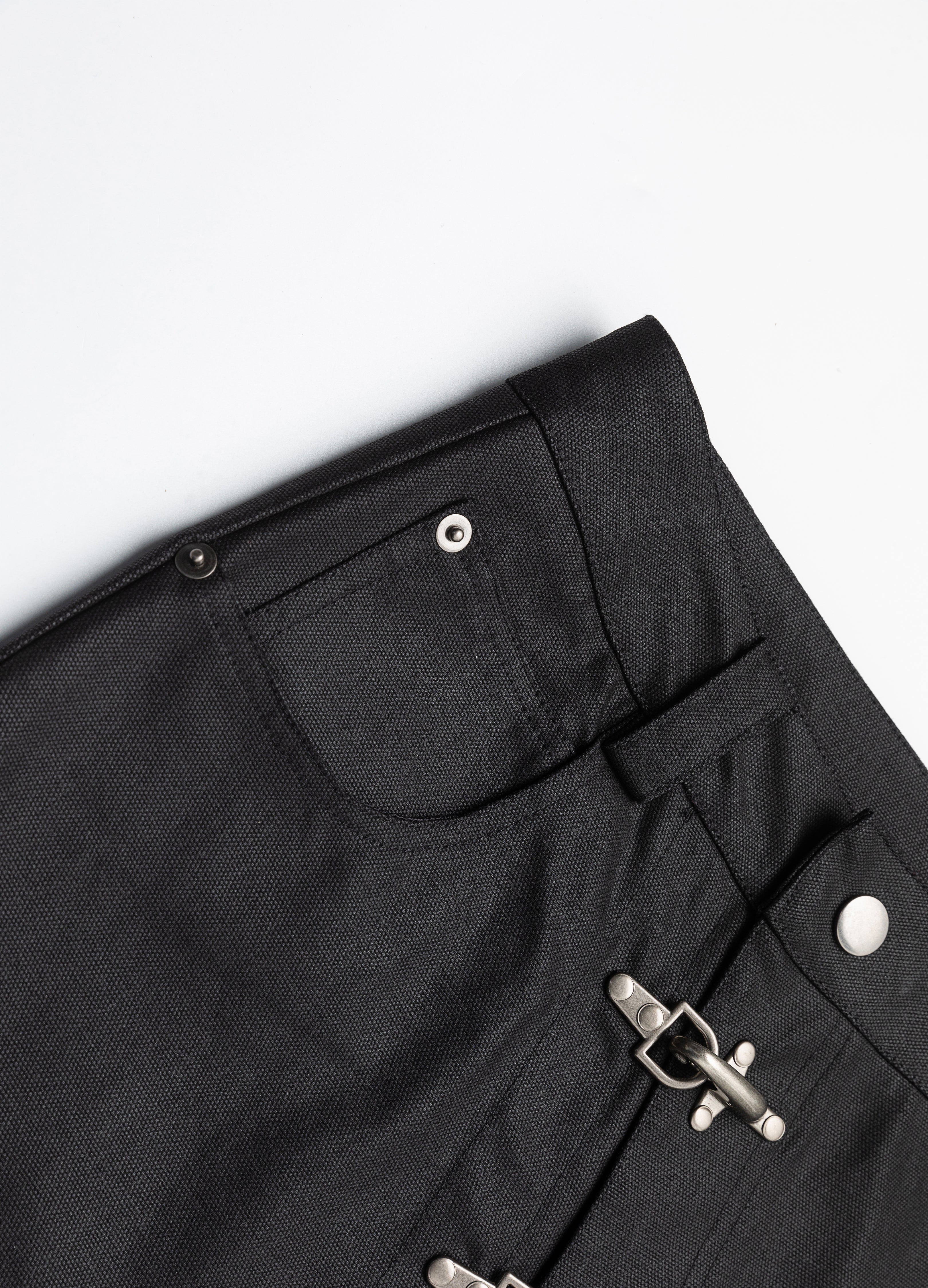 26SS AVIATOR BUCKLE WAXED DENIM