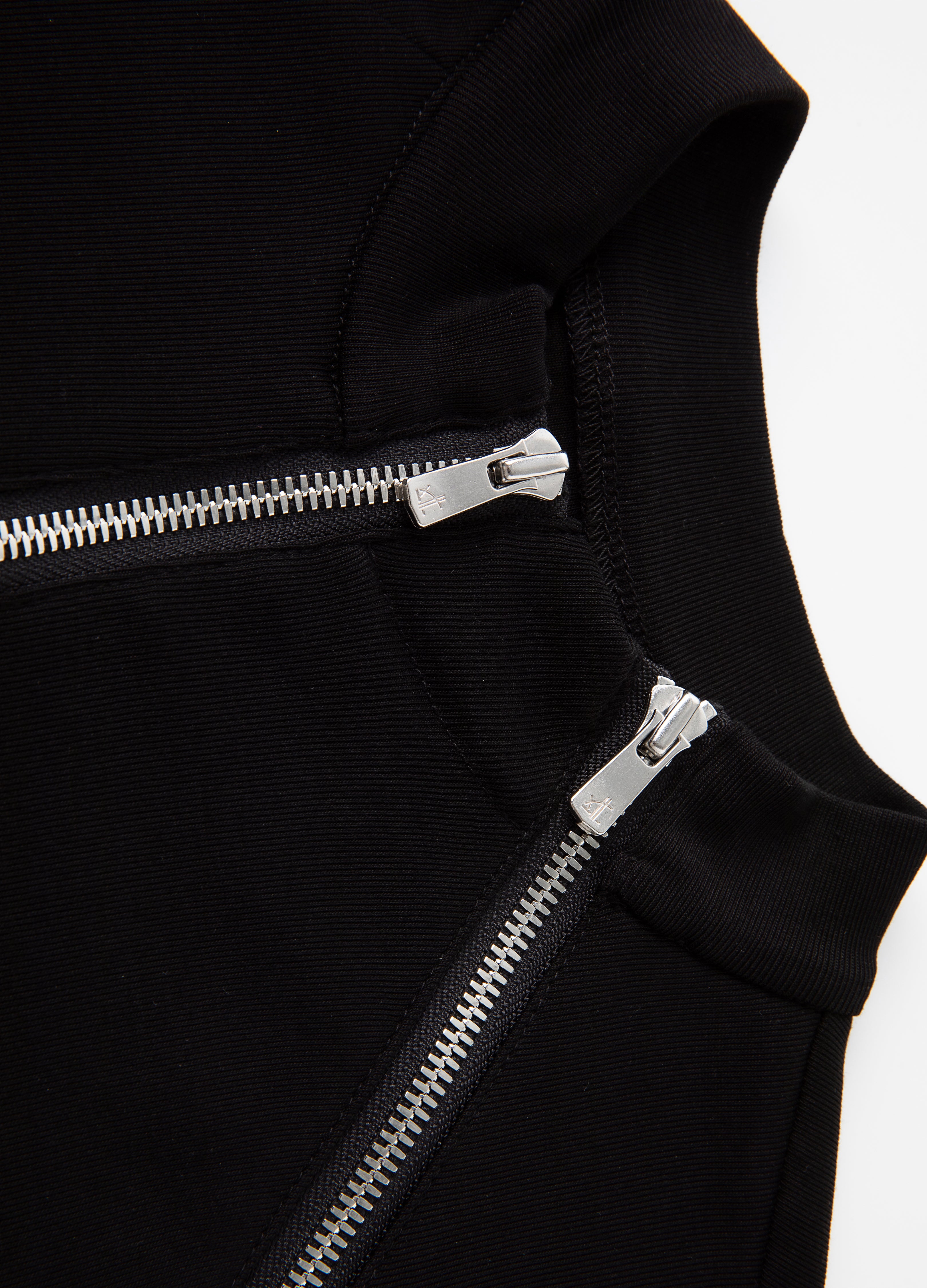 25SS HALF ZIP DARK TEE