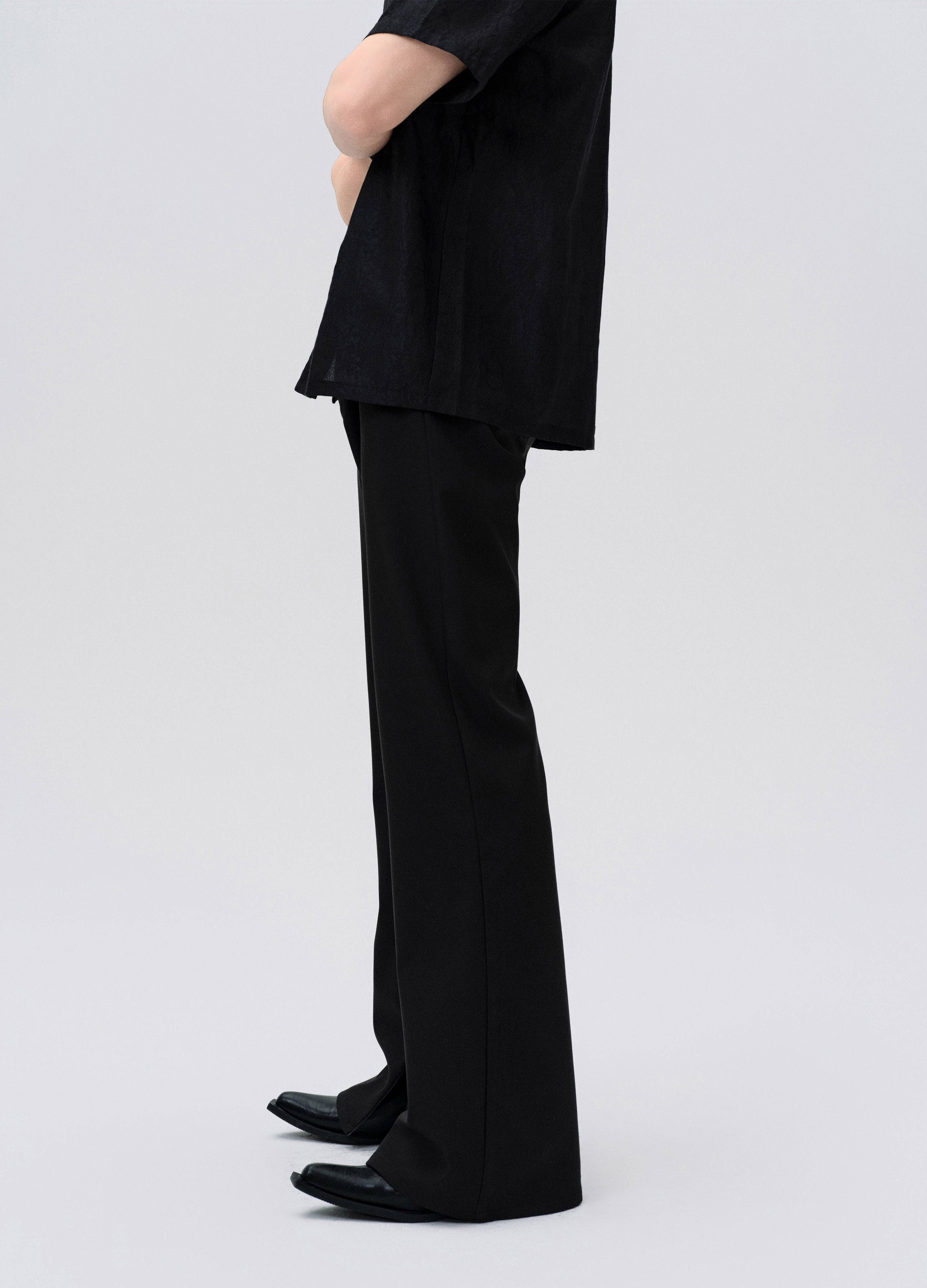 25SS STEALTH LINE A CUT TROUSERS