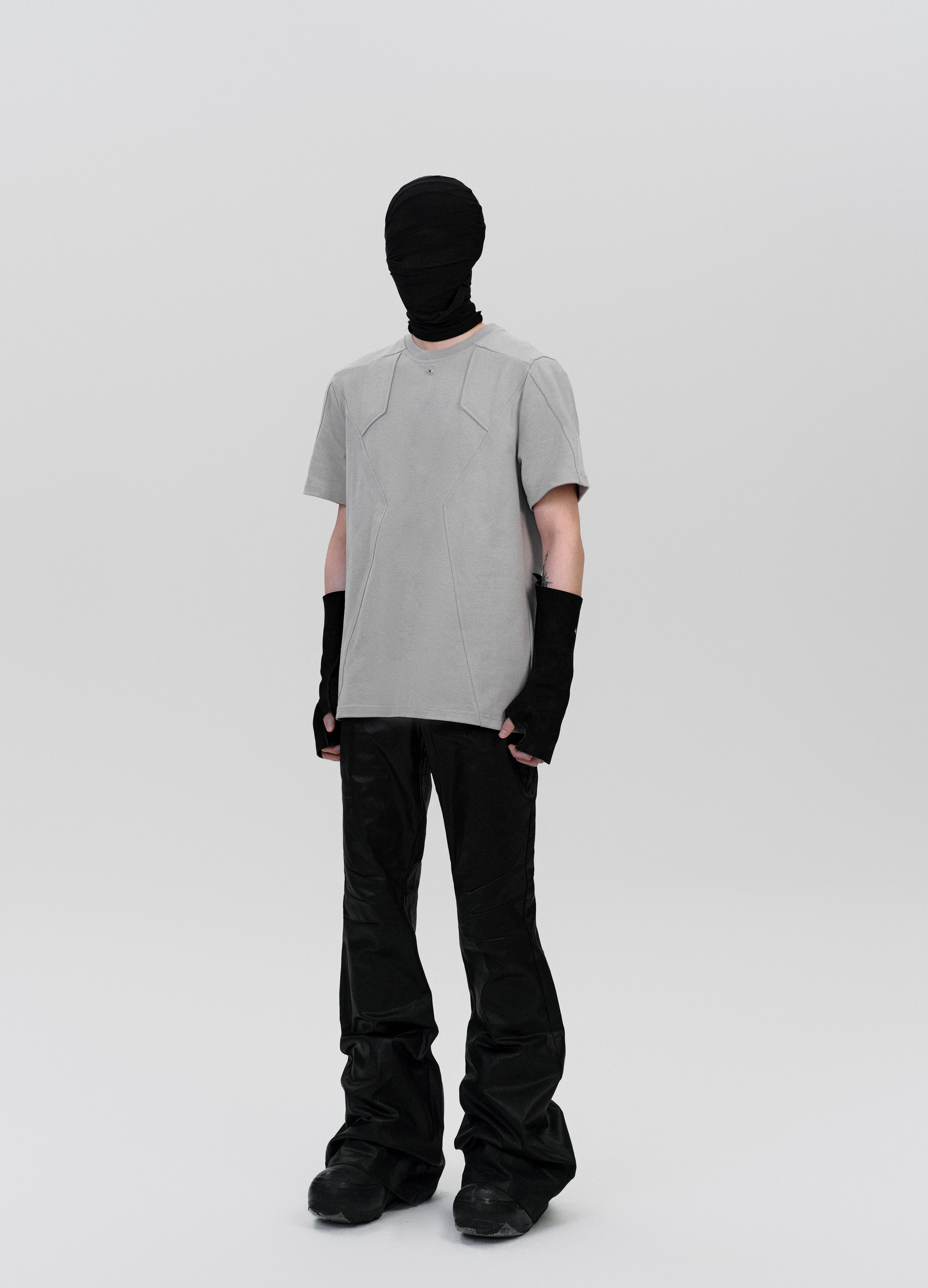 25SS DARK WAXED DECONSTRUCT PANTS