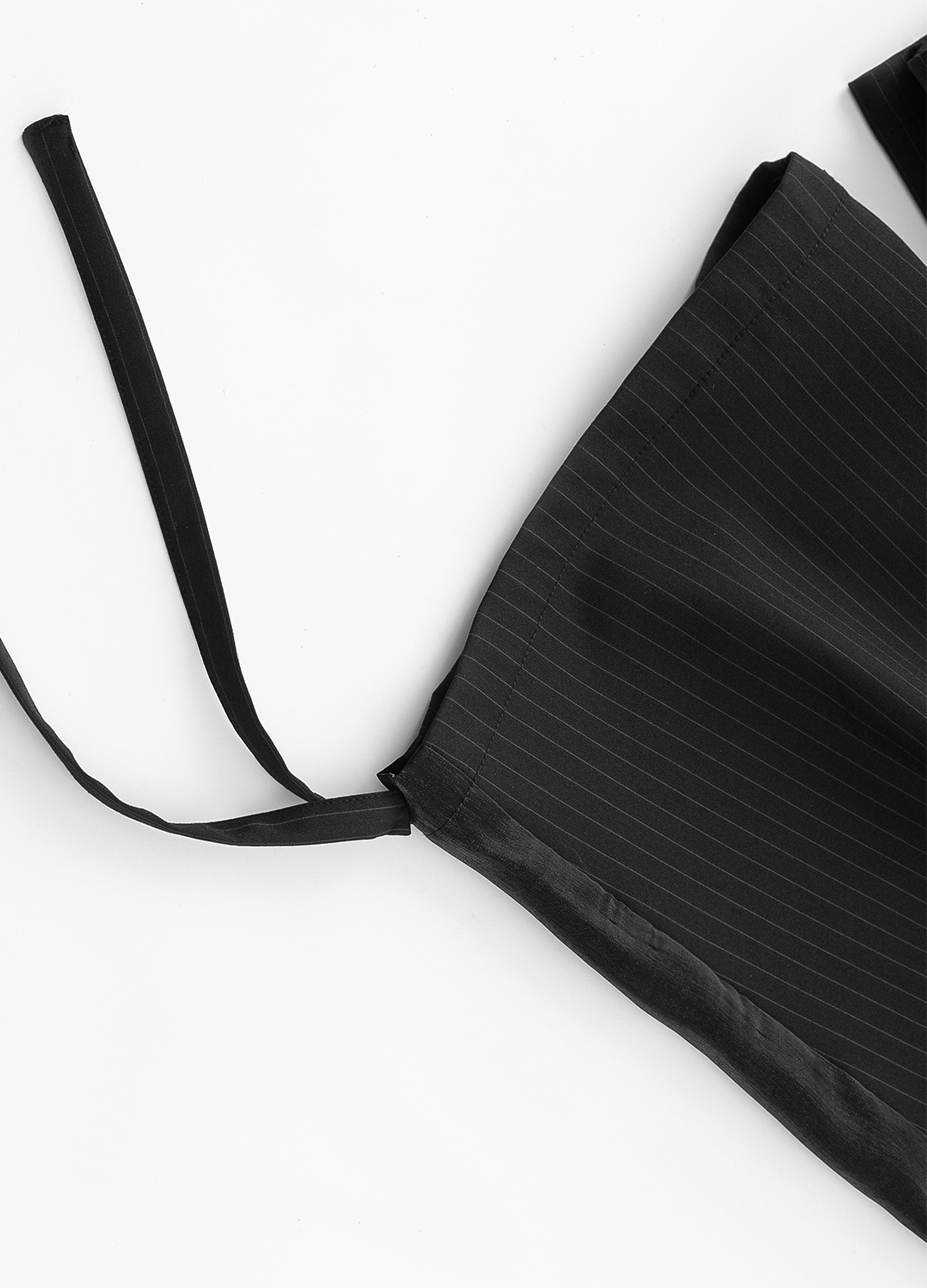 25SS STRIPED BLADE PLEATED SHORTS