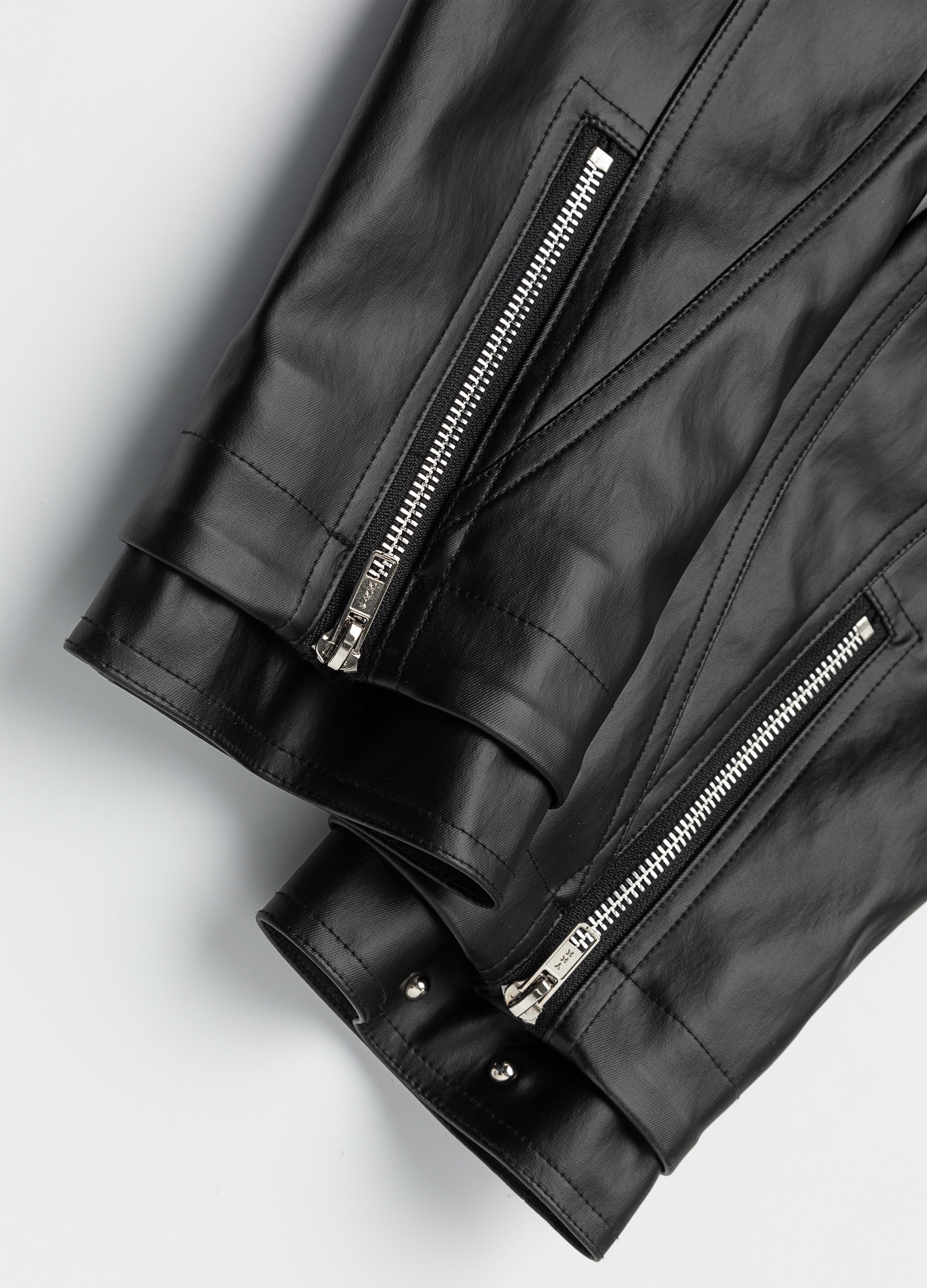 26SS DECONSTRUCT ZIP BIKER JACKET