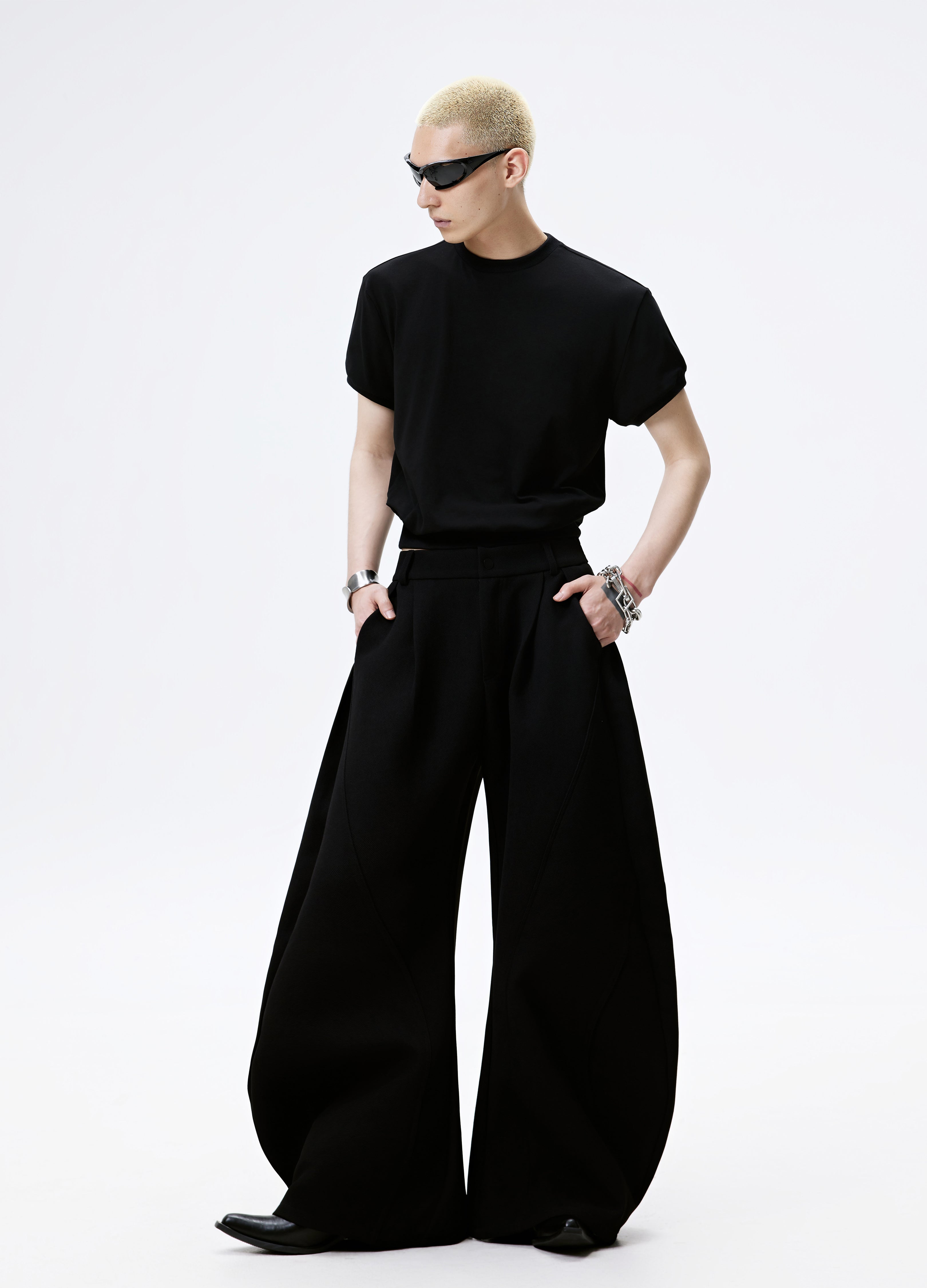 25SS FITTED RIBBED WAIST TEE