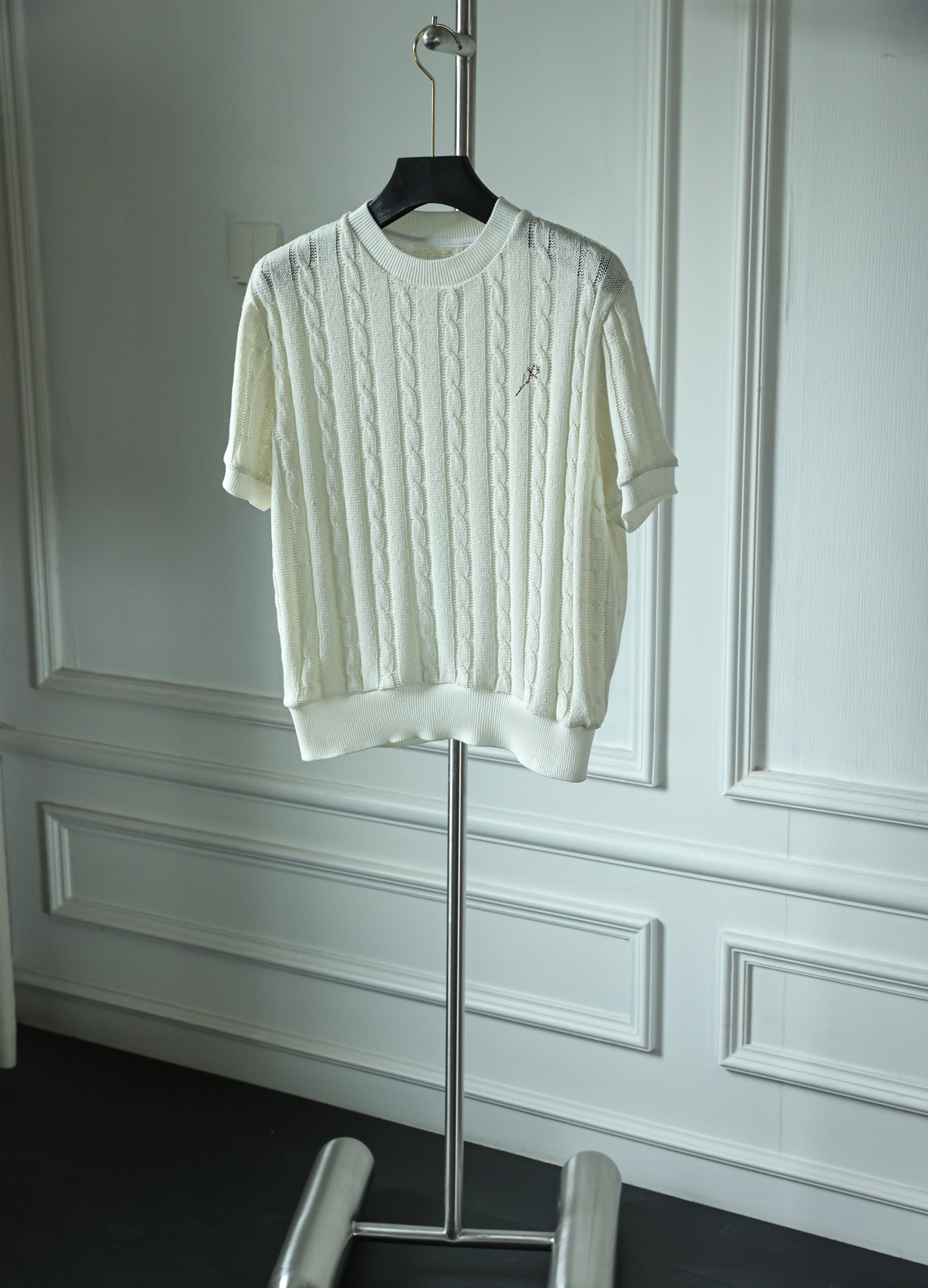 25SS HERITAGE ROSE EMBROIDERY TEE