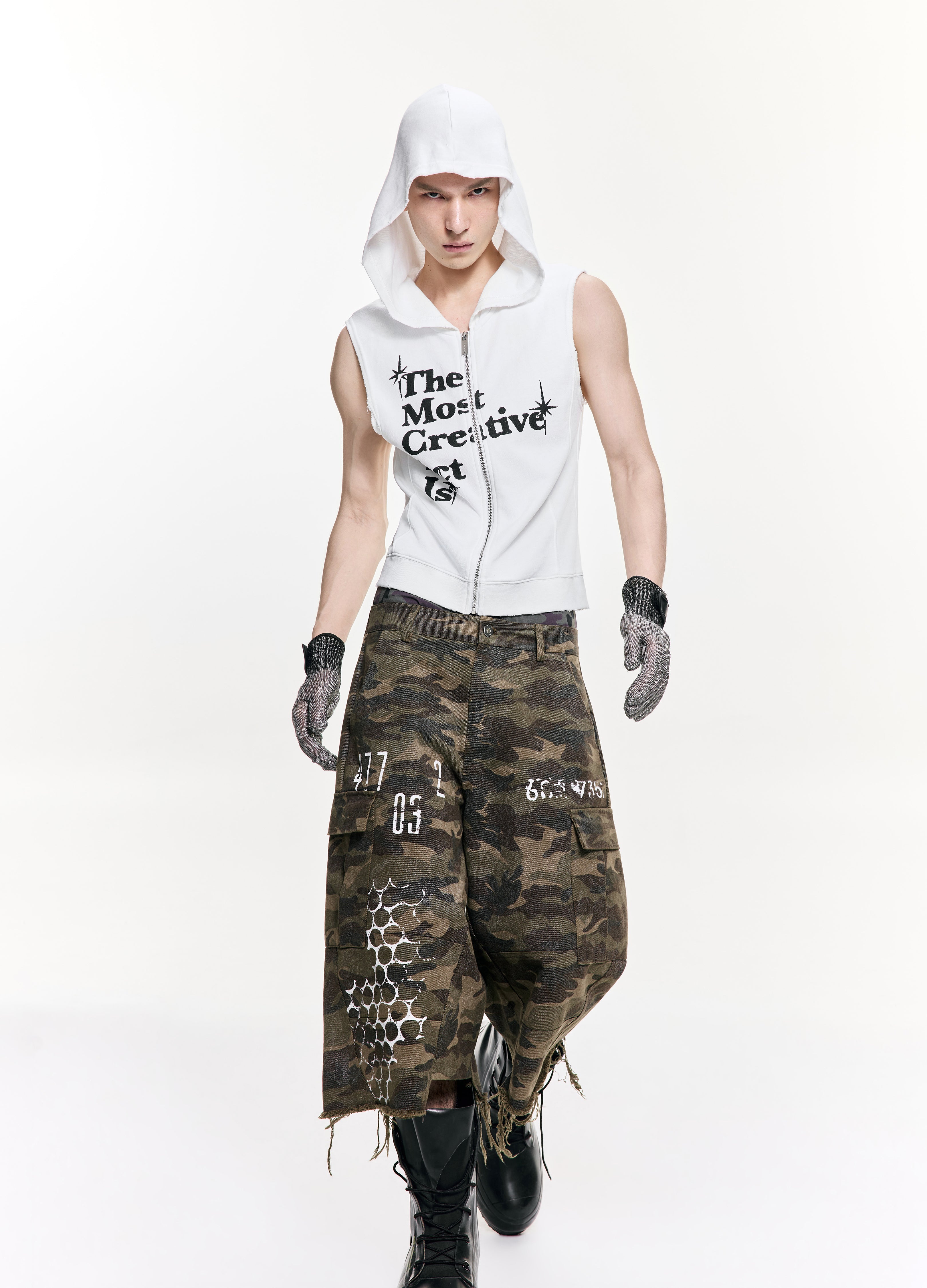 26SS STAR LOGO HOODED TANK