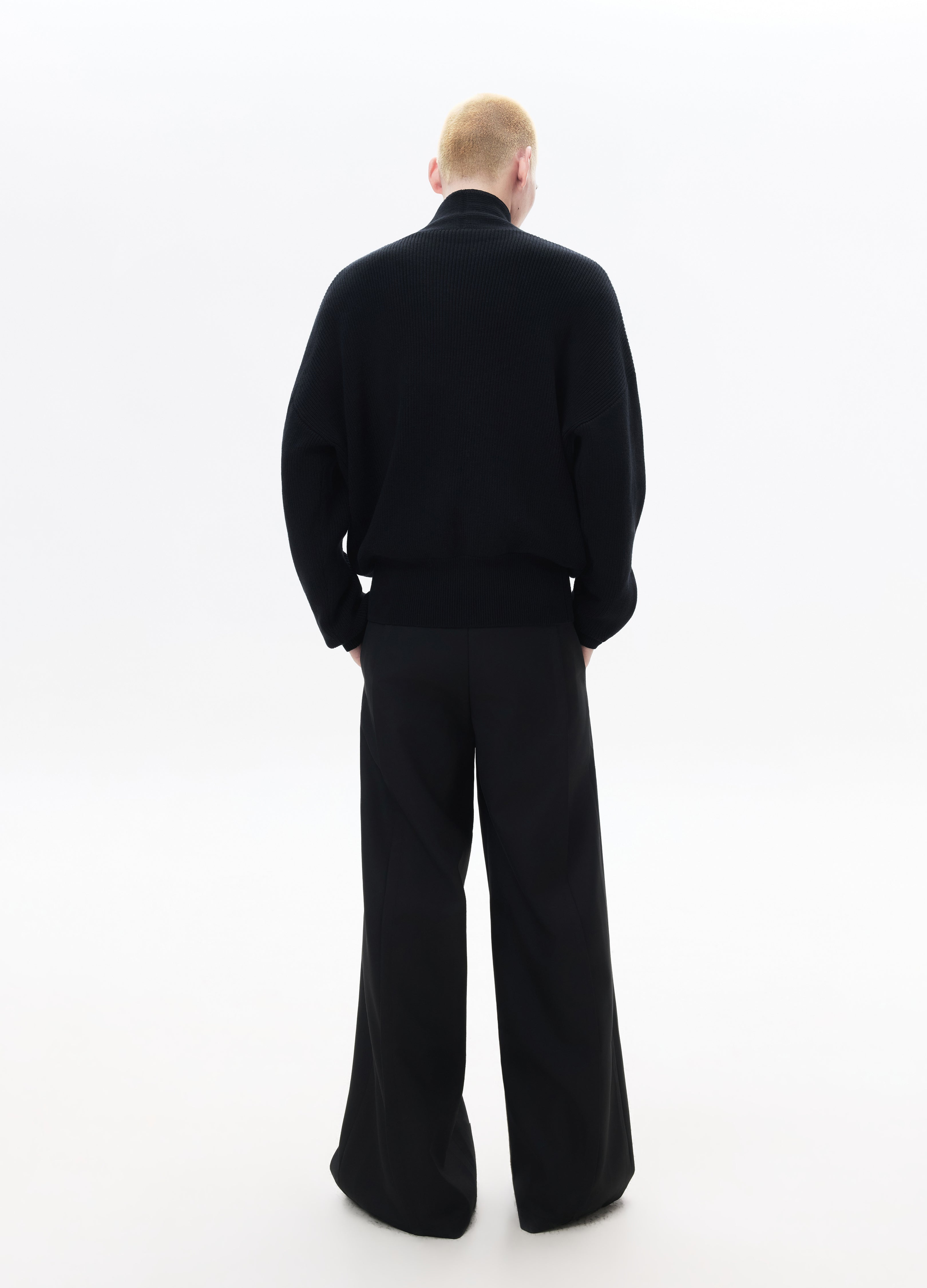 26SS CROSS TIE KNIT SWEATER