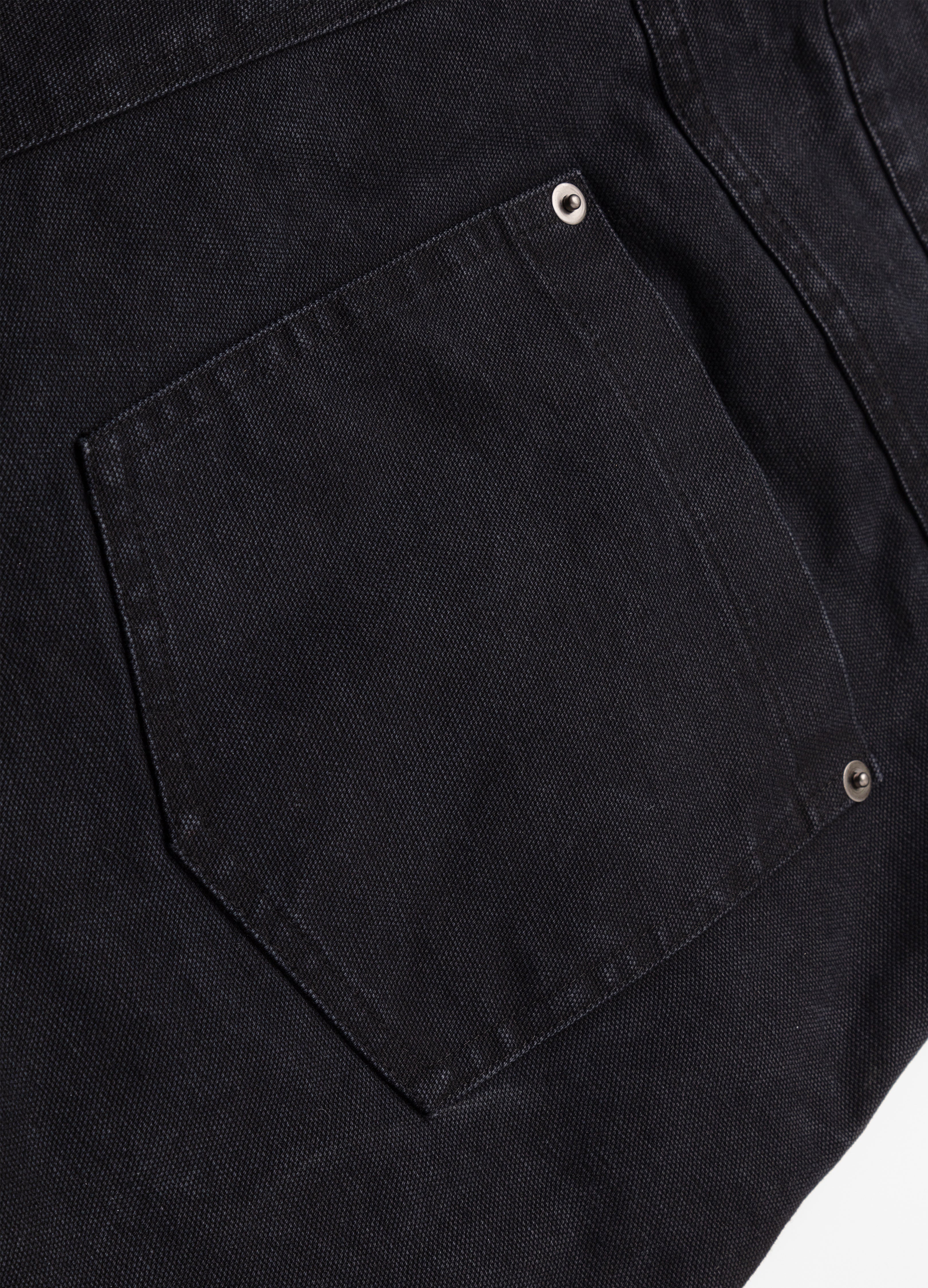 25FW WASHED BLACK BAGGY DENIM