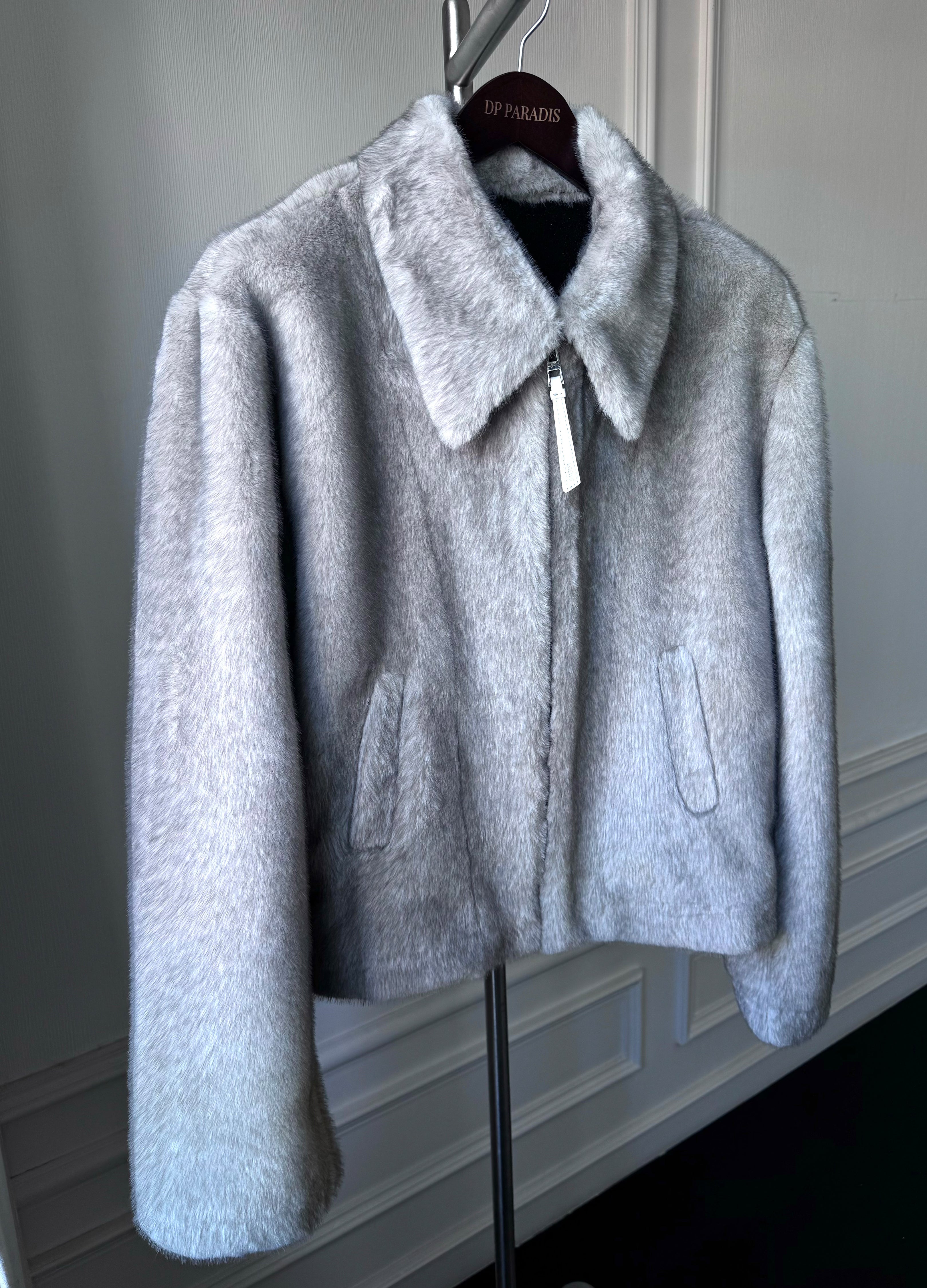 FROSTLAND MINK SUEDE COAT