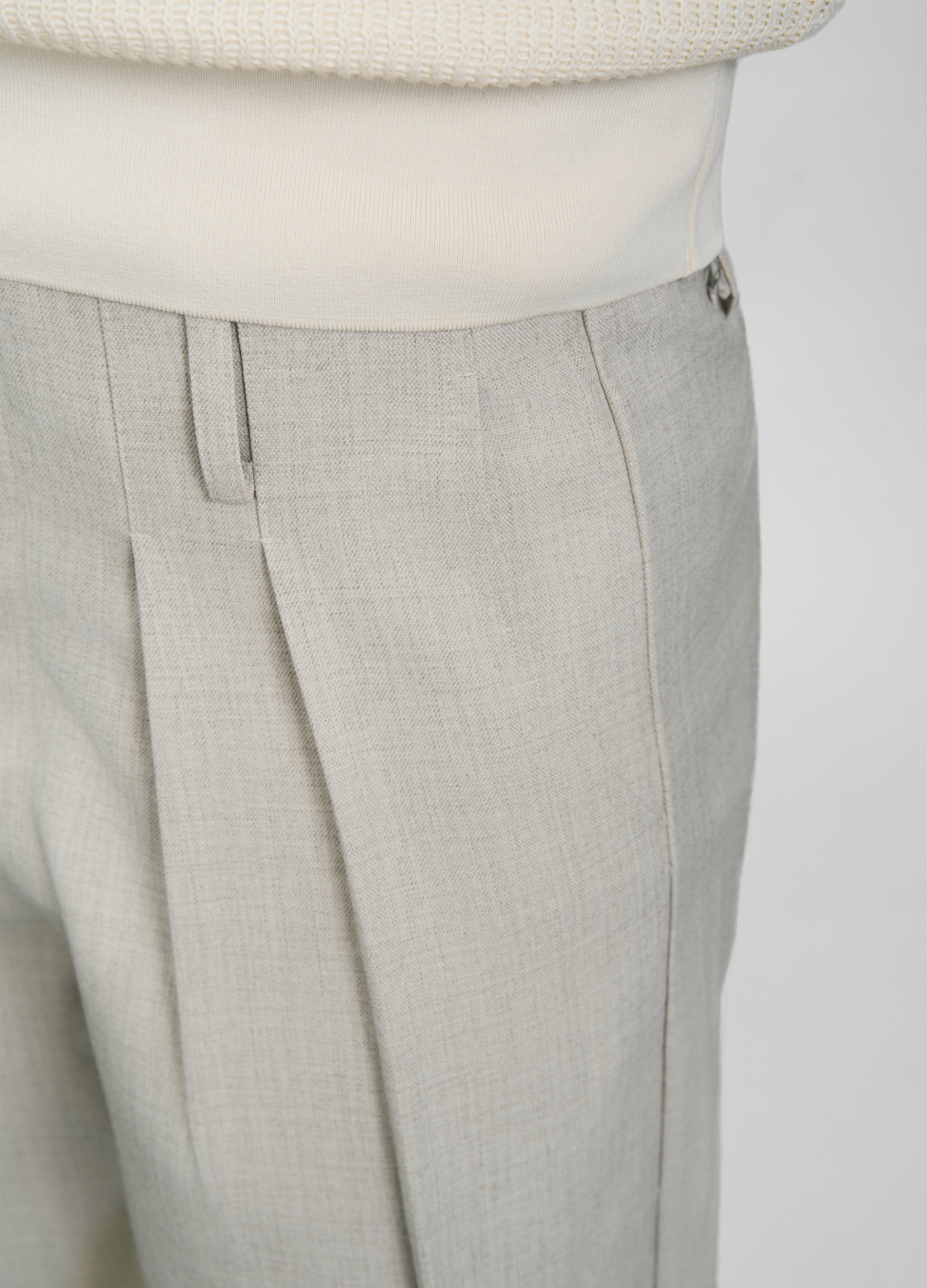 HOLLYWOOD SAGE PLEAT TROUSERS