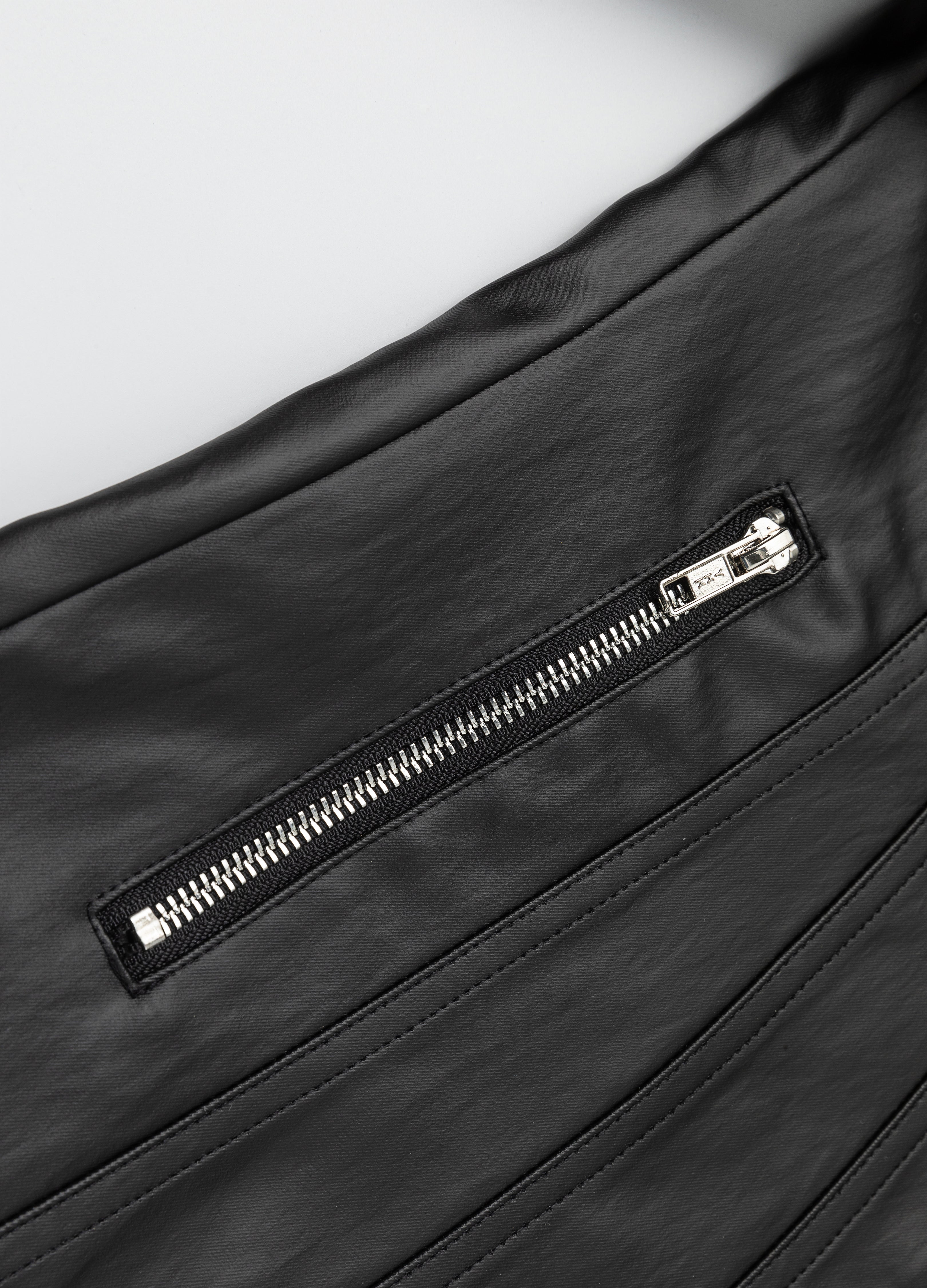 26SS DECONSTRUCT ZIP BIKER JACKET