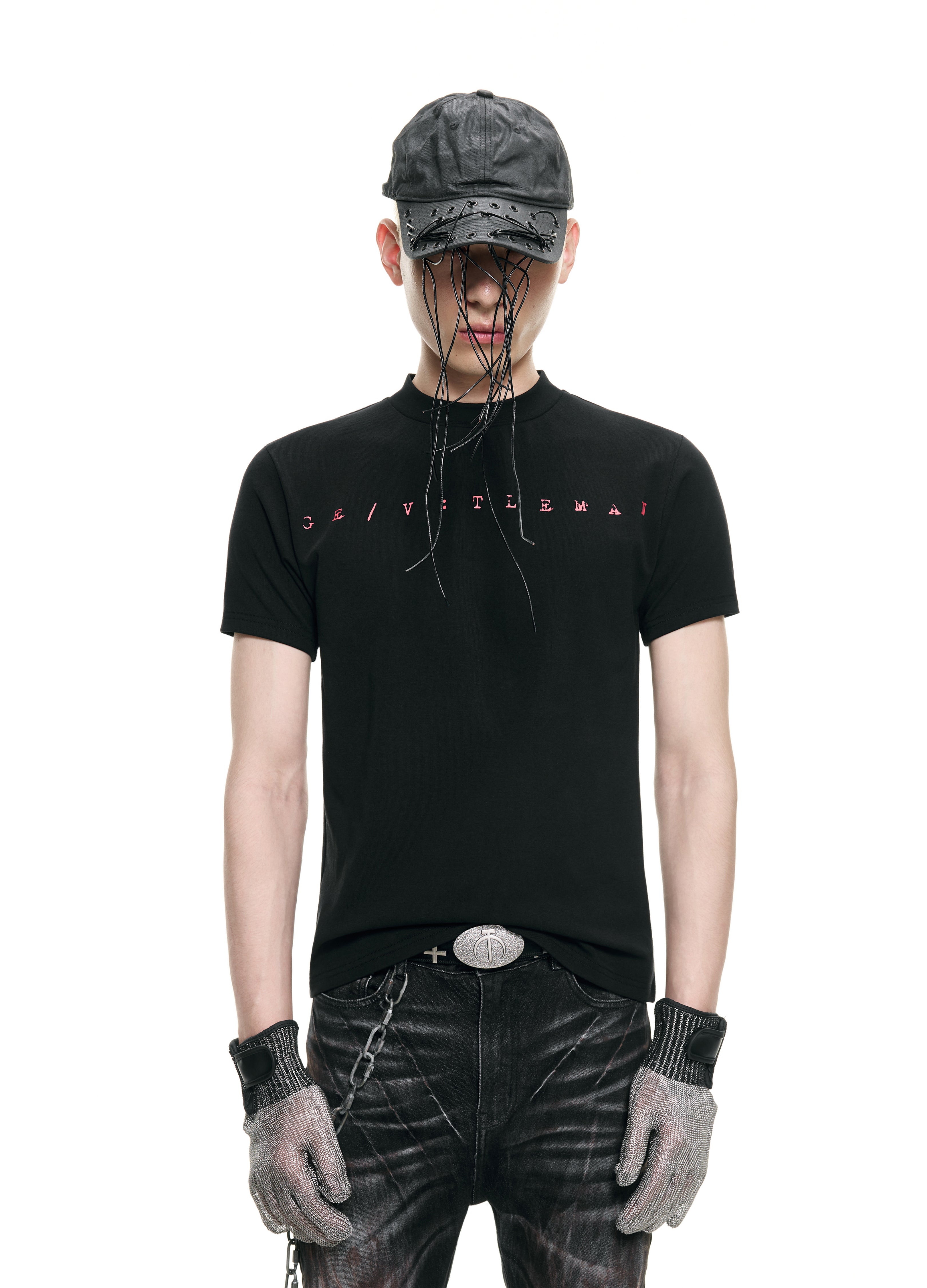 26SS GE FITTED LOGO TEE