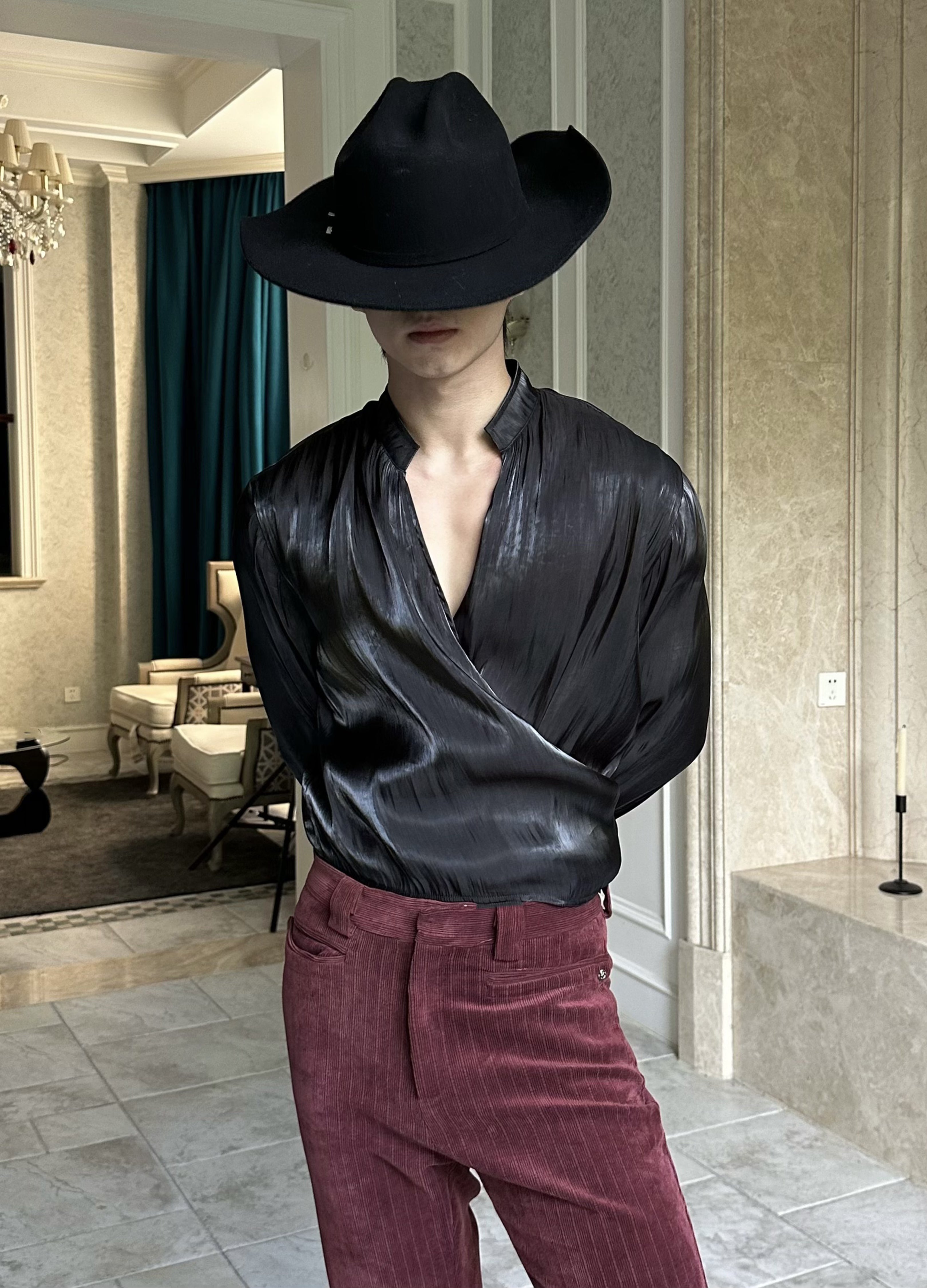 DUSK AURA TIE-FLOW SHIRT