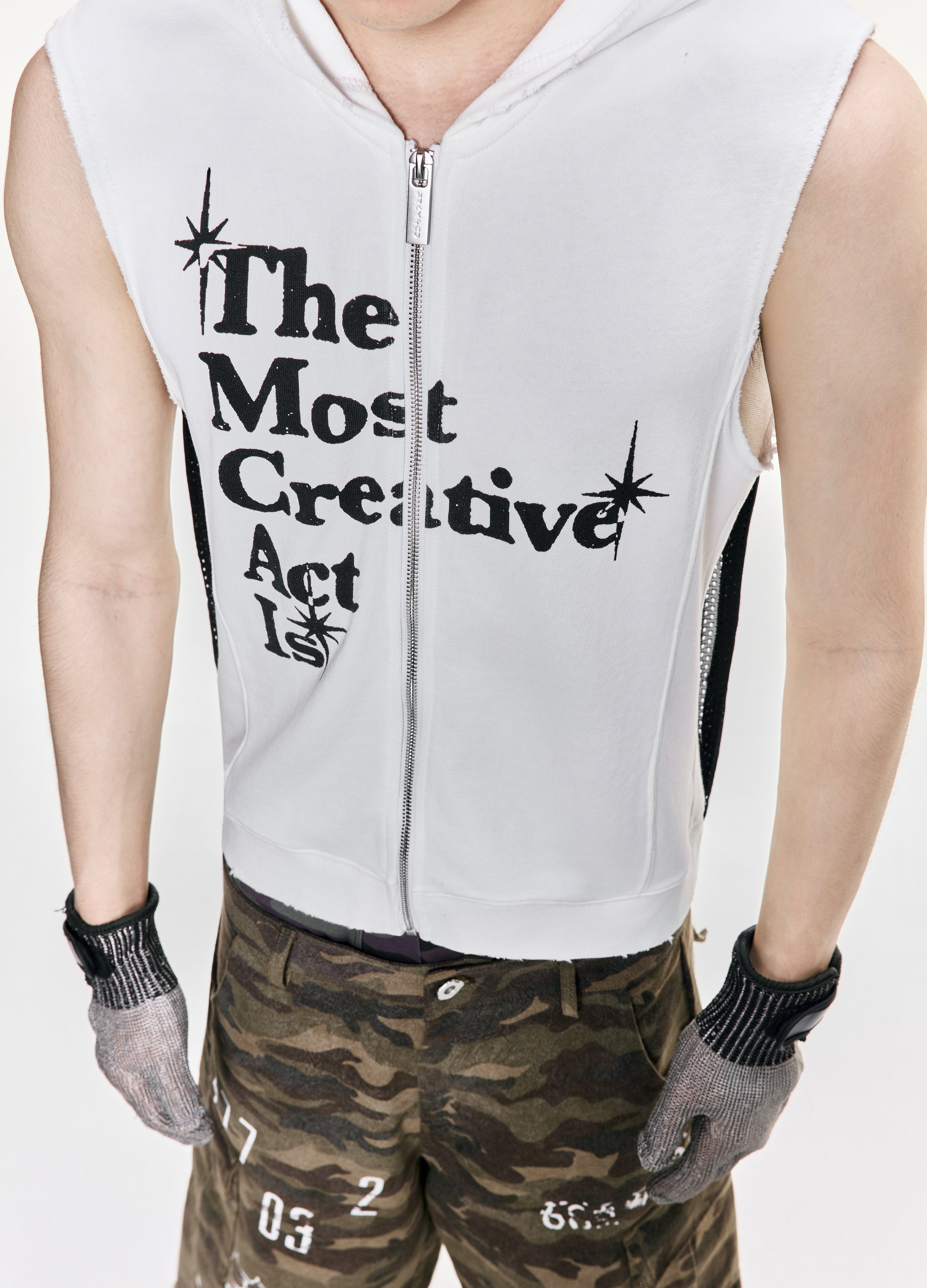26SS STAR LOGO HOODED TANK
