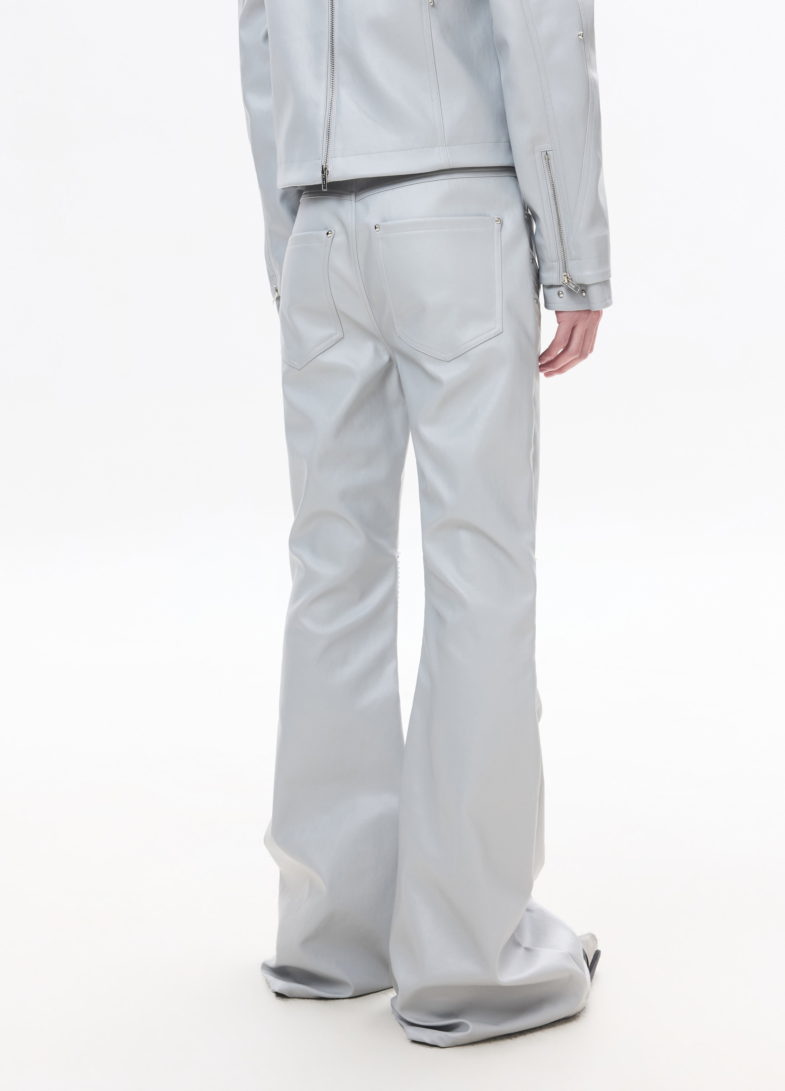 26SS LIGHT ARMORED ZIP FLARE PANTS