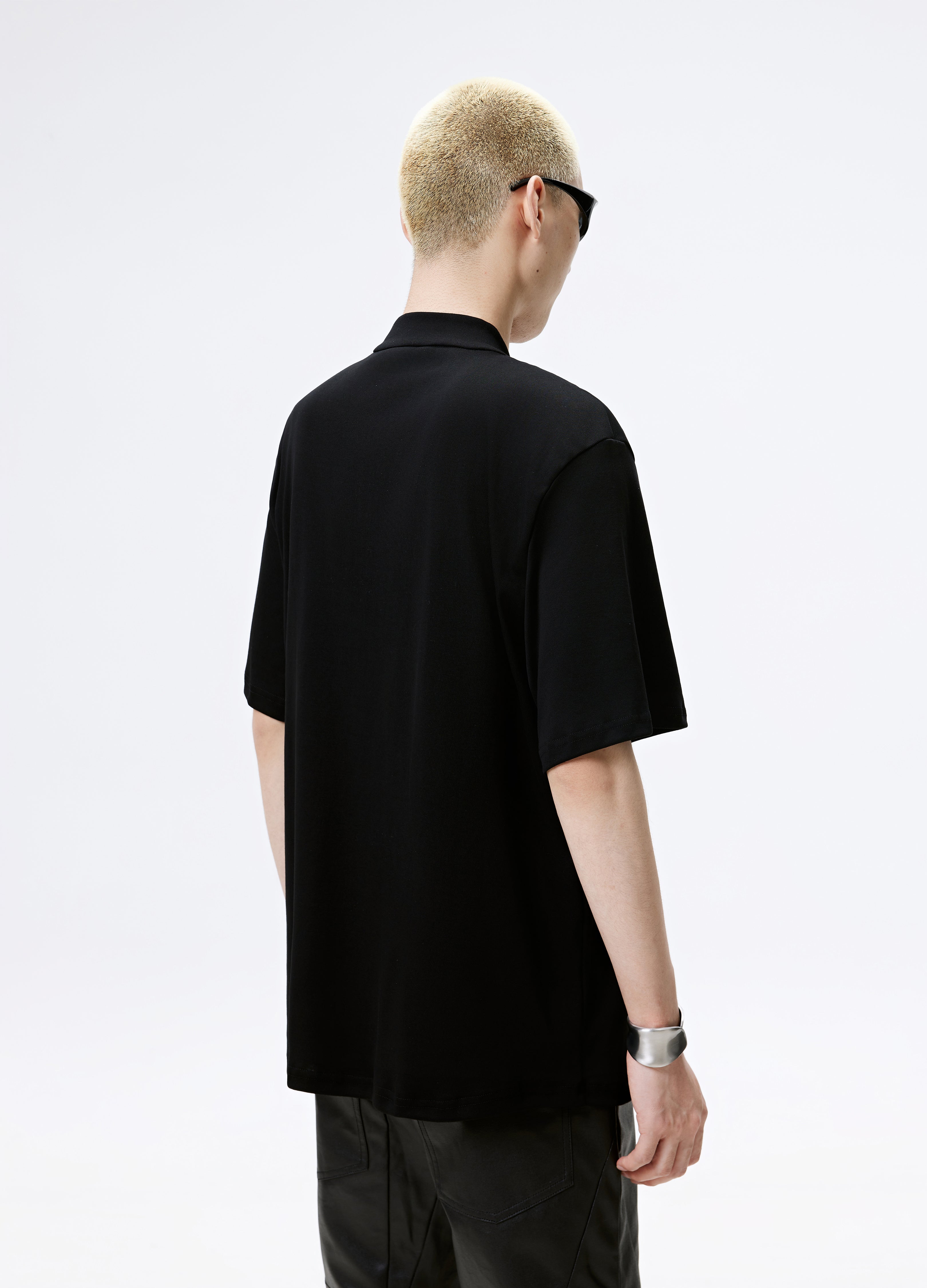 25SS HALF ZIP DARK TEE