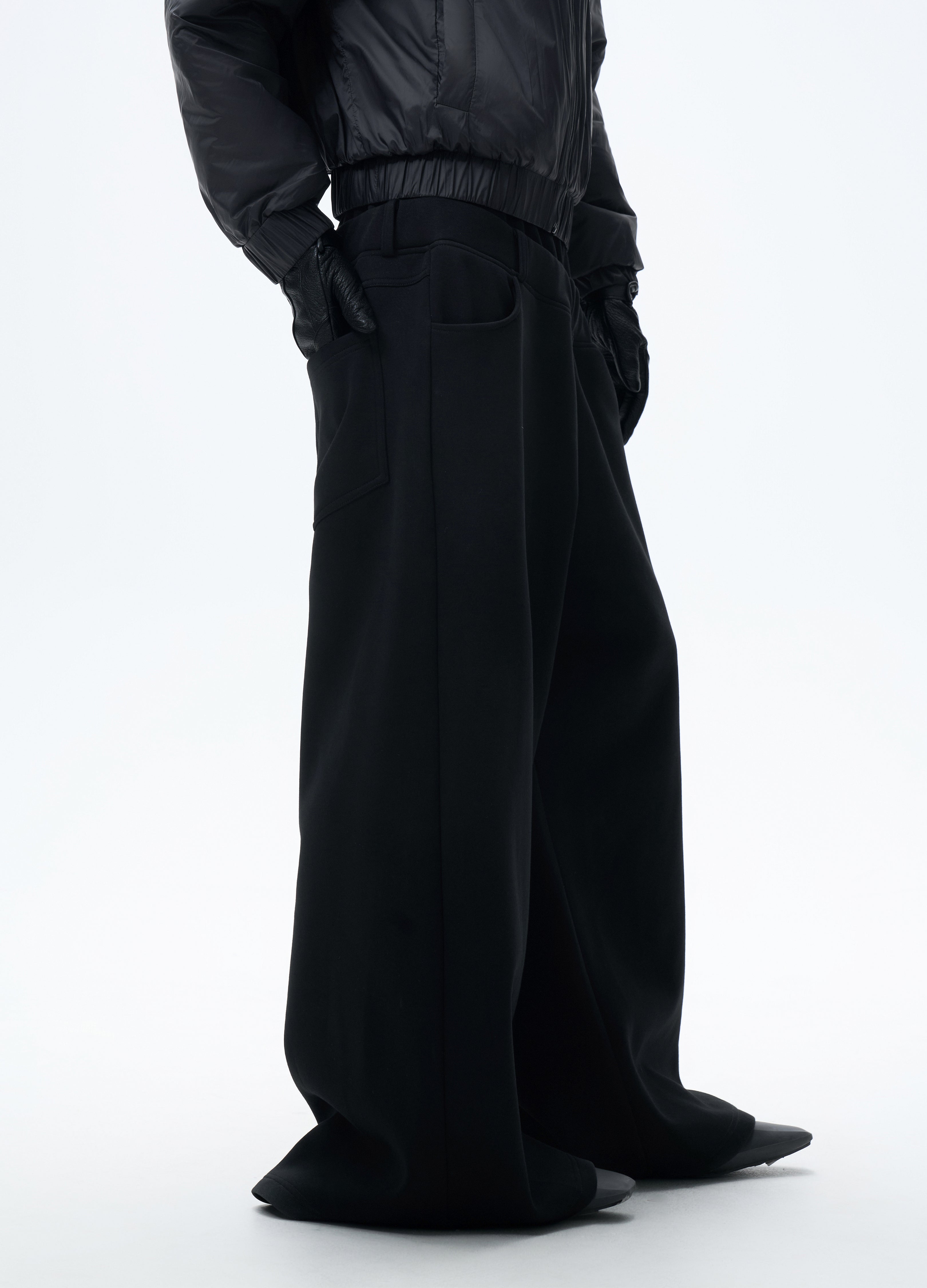 25FW DUAL-WAIST PANEL SWEATPANTS