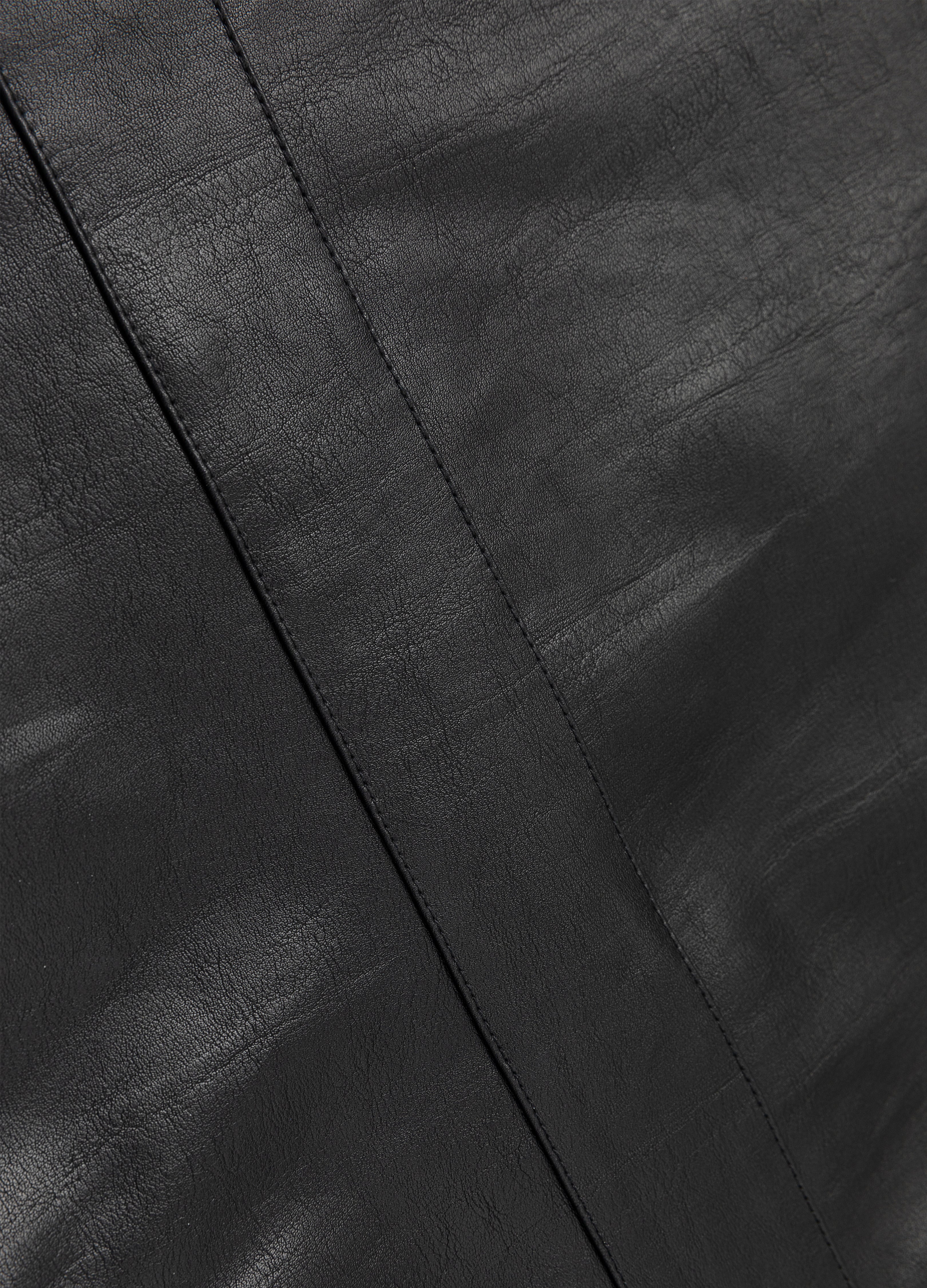 26SS STAND-COLLAR LEATHER JACKET