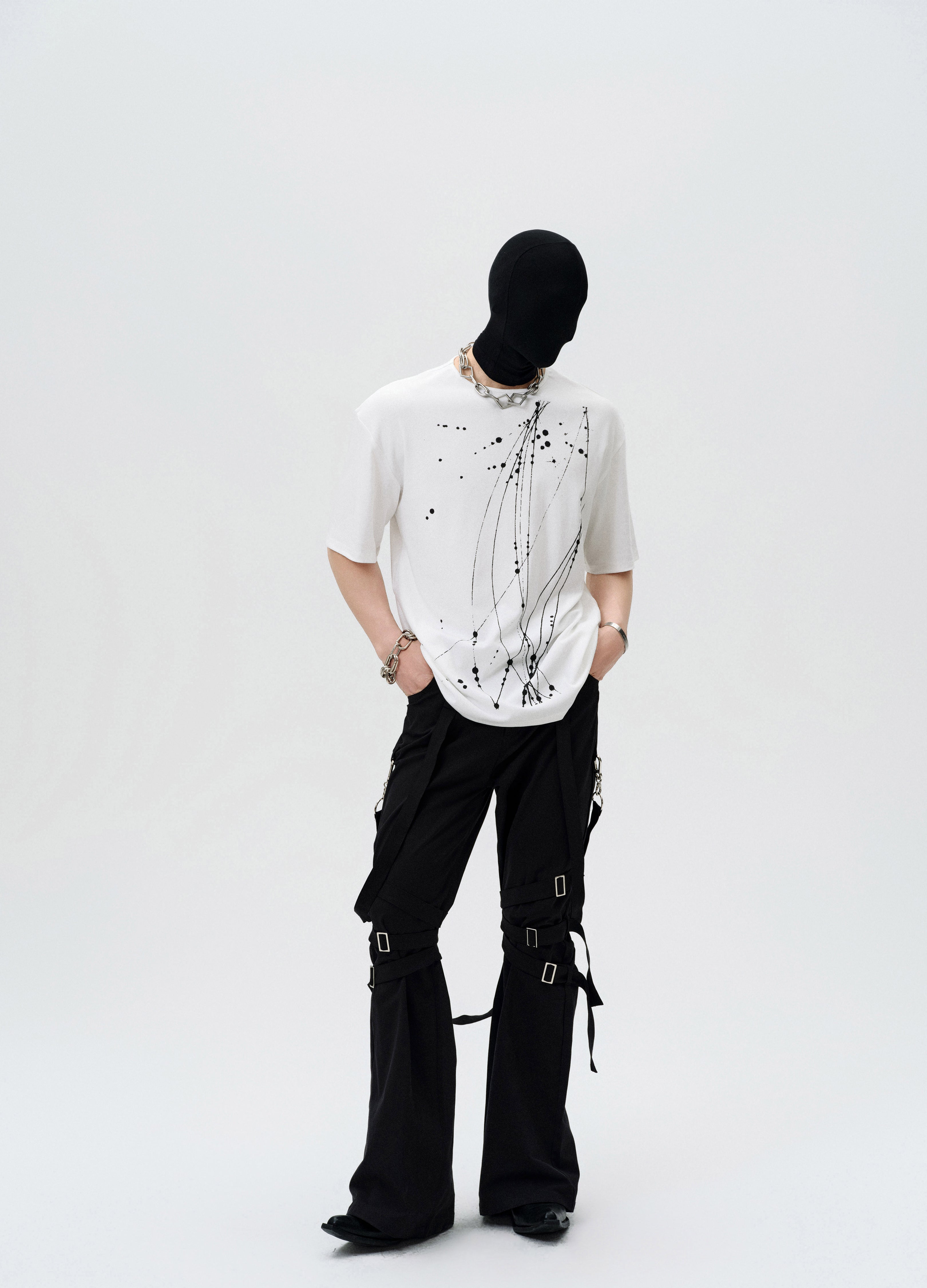 25SS INKED CHAOS MESH TEE