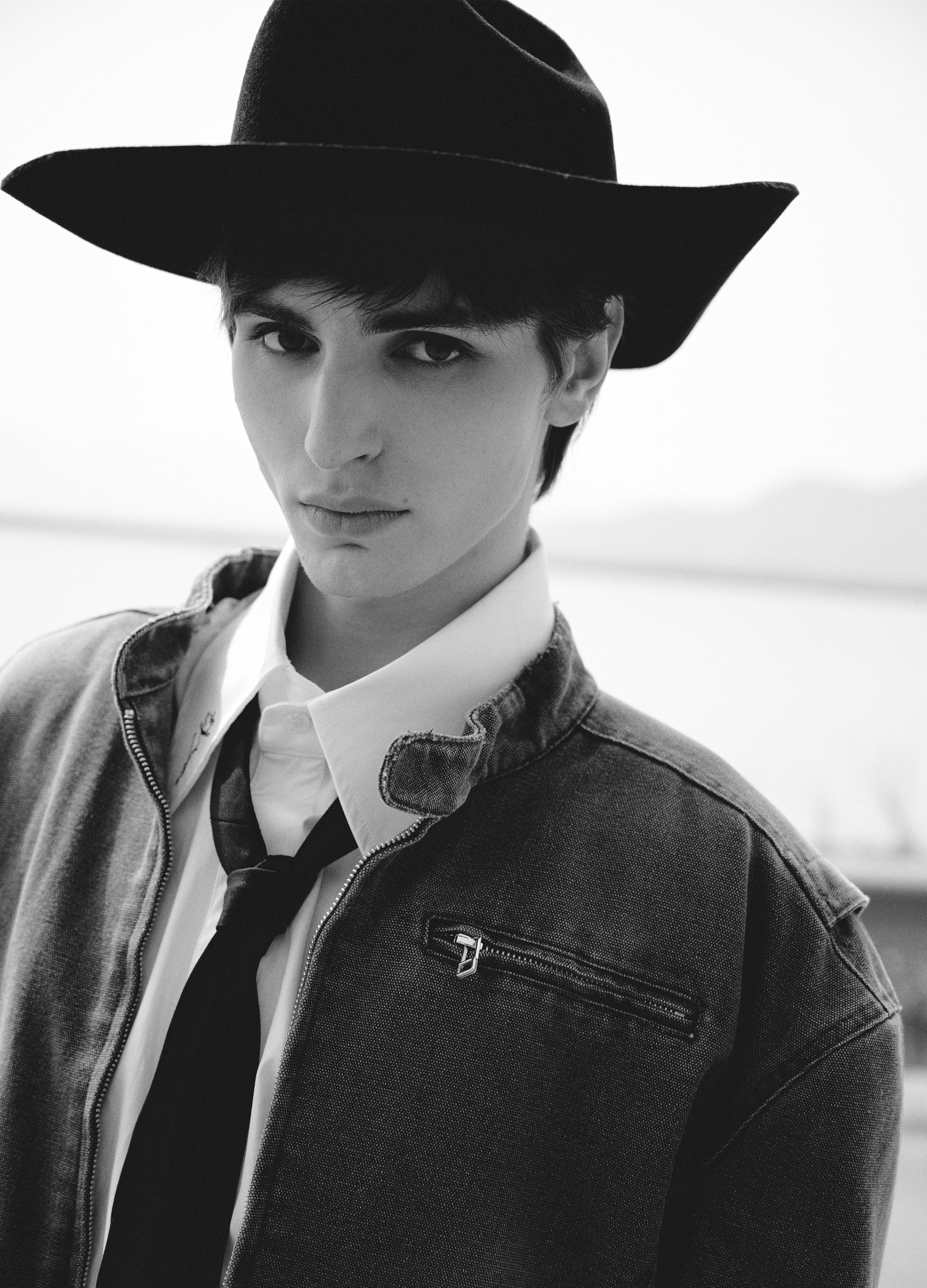 25SS DP PARADIS x REART COBBLE WASH BIKER JACKET