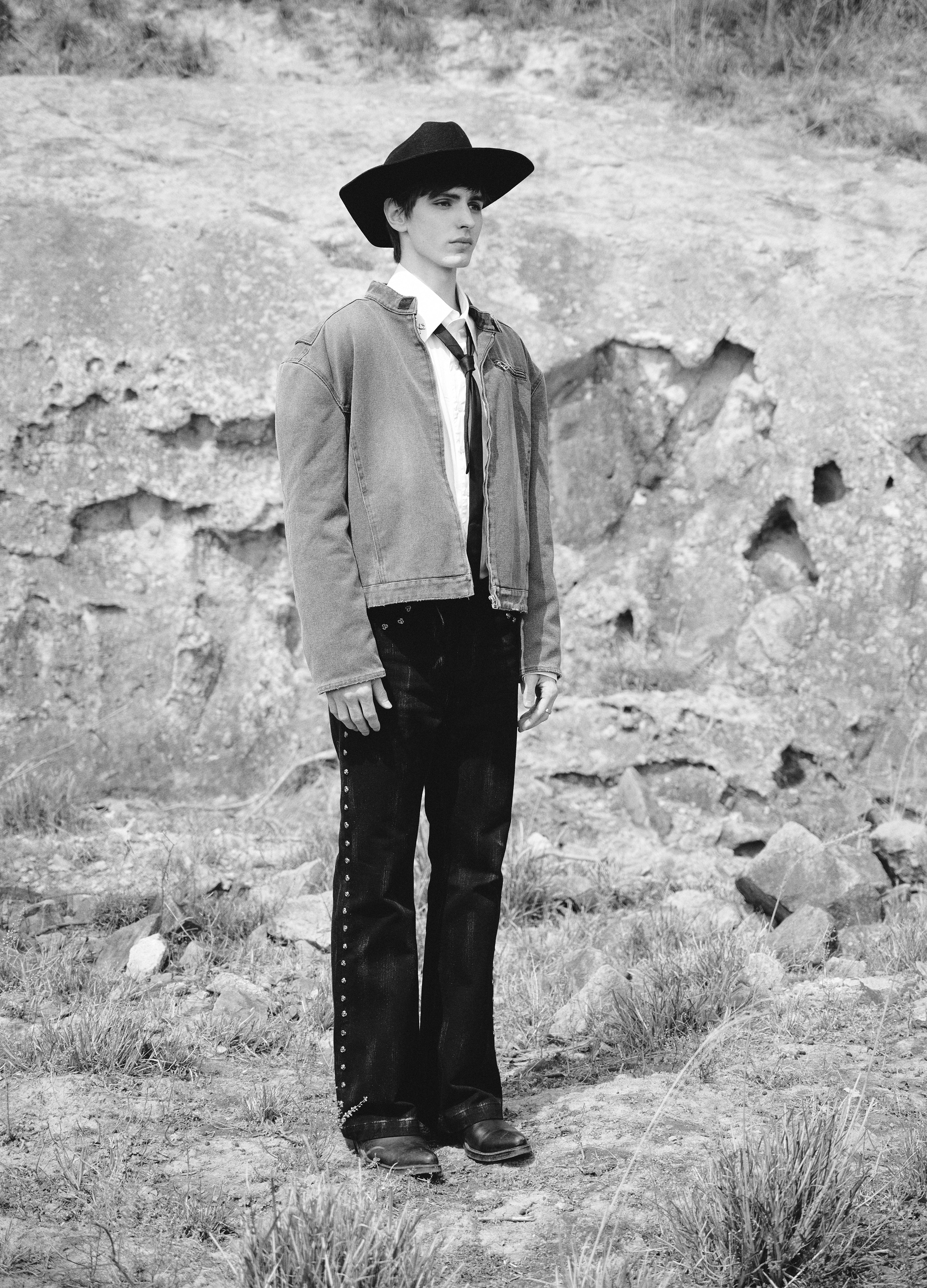 25SS BAROQUE ROSETTE DENIM