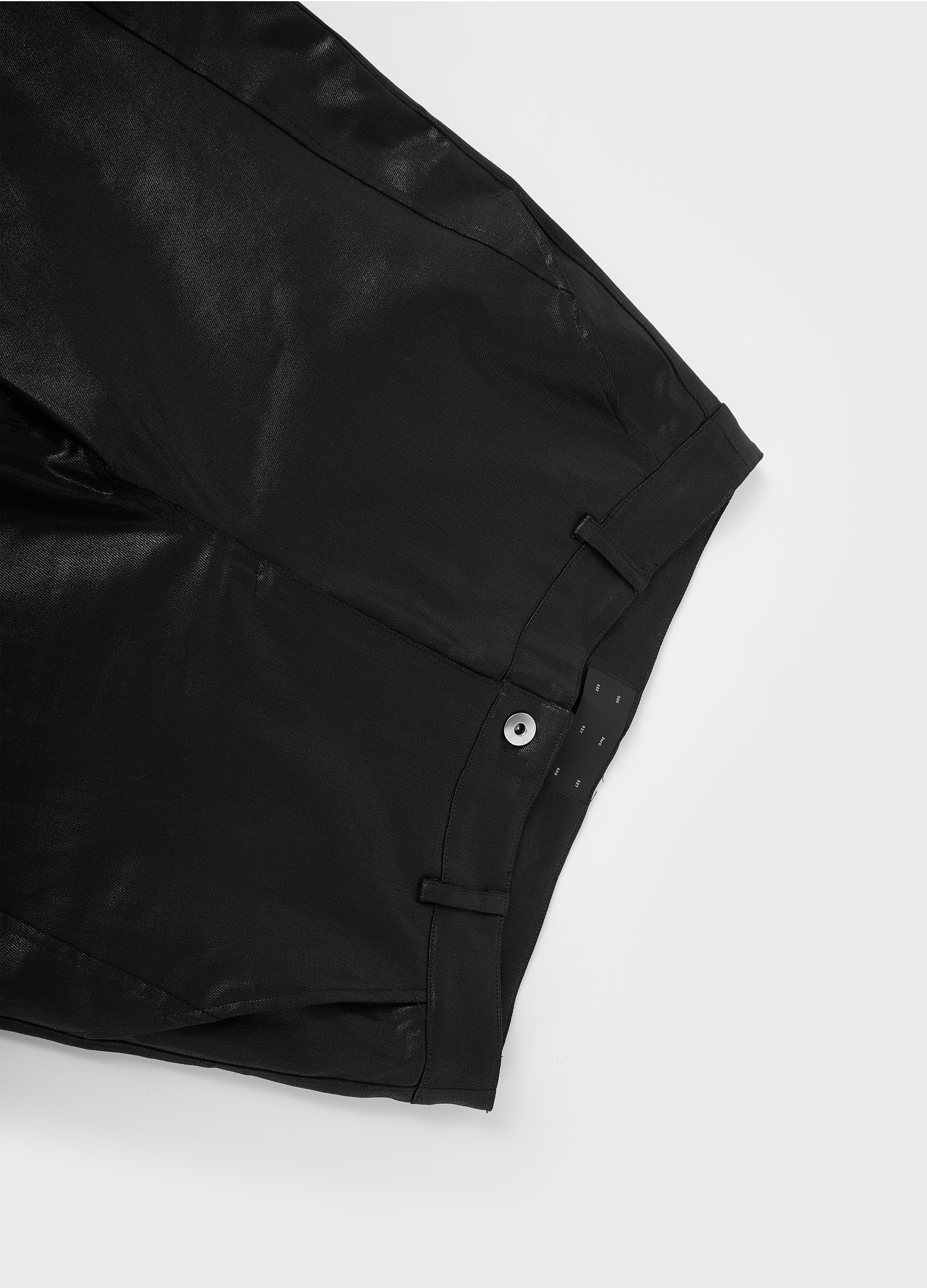 25SS TWISTED WAX COATED PANTS