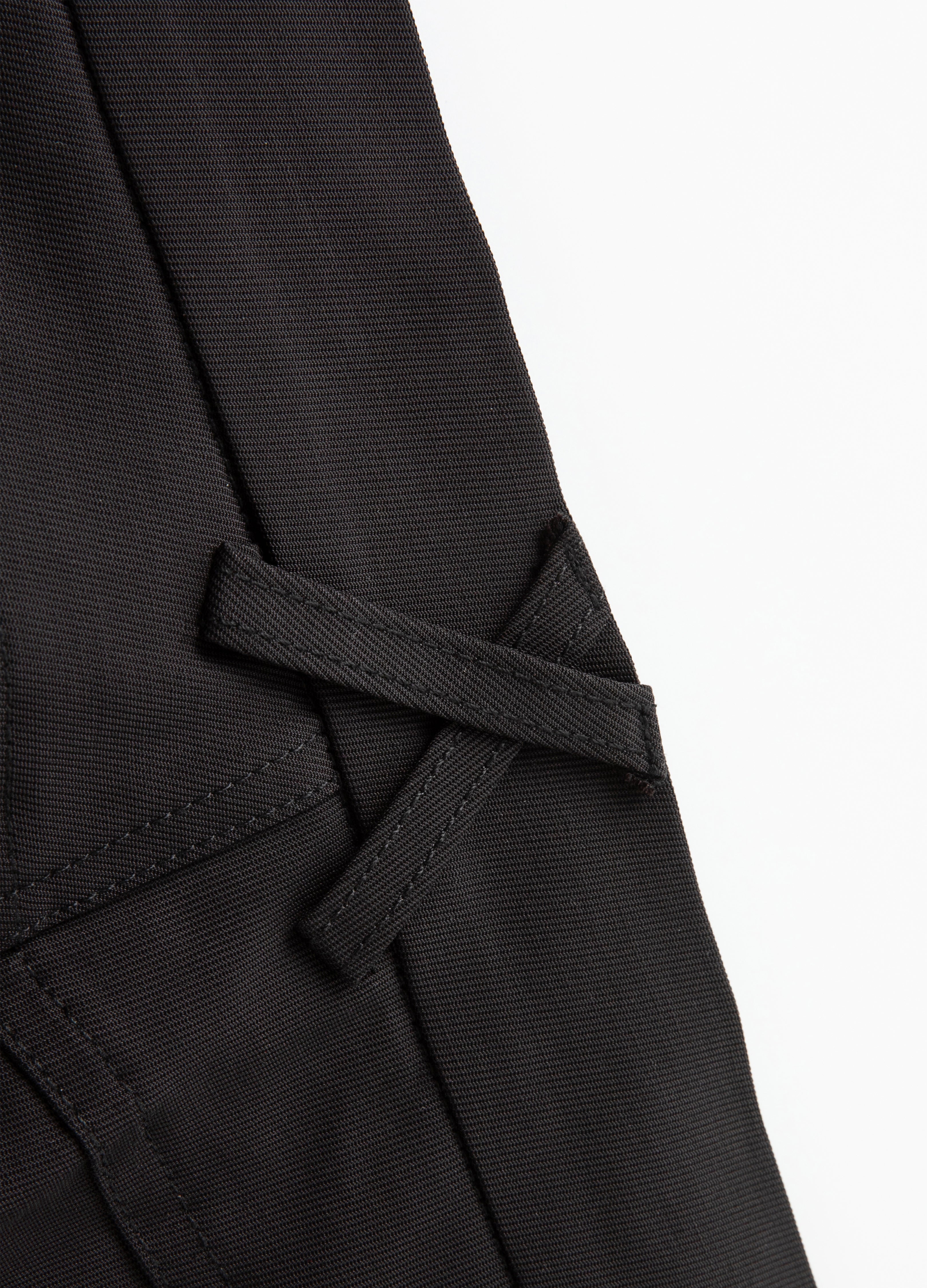 25SS BLACK BASELINE FLARE PANTS