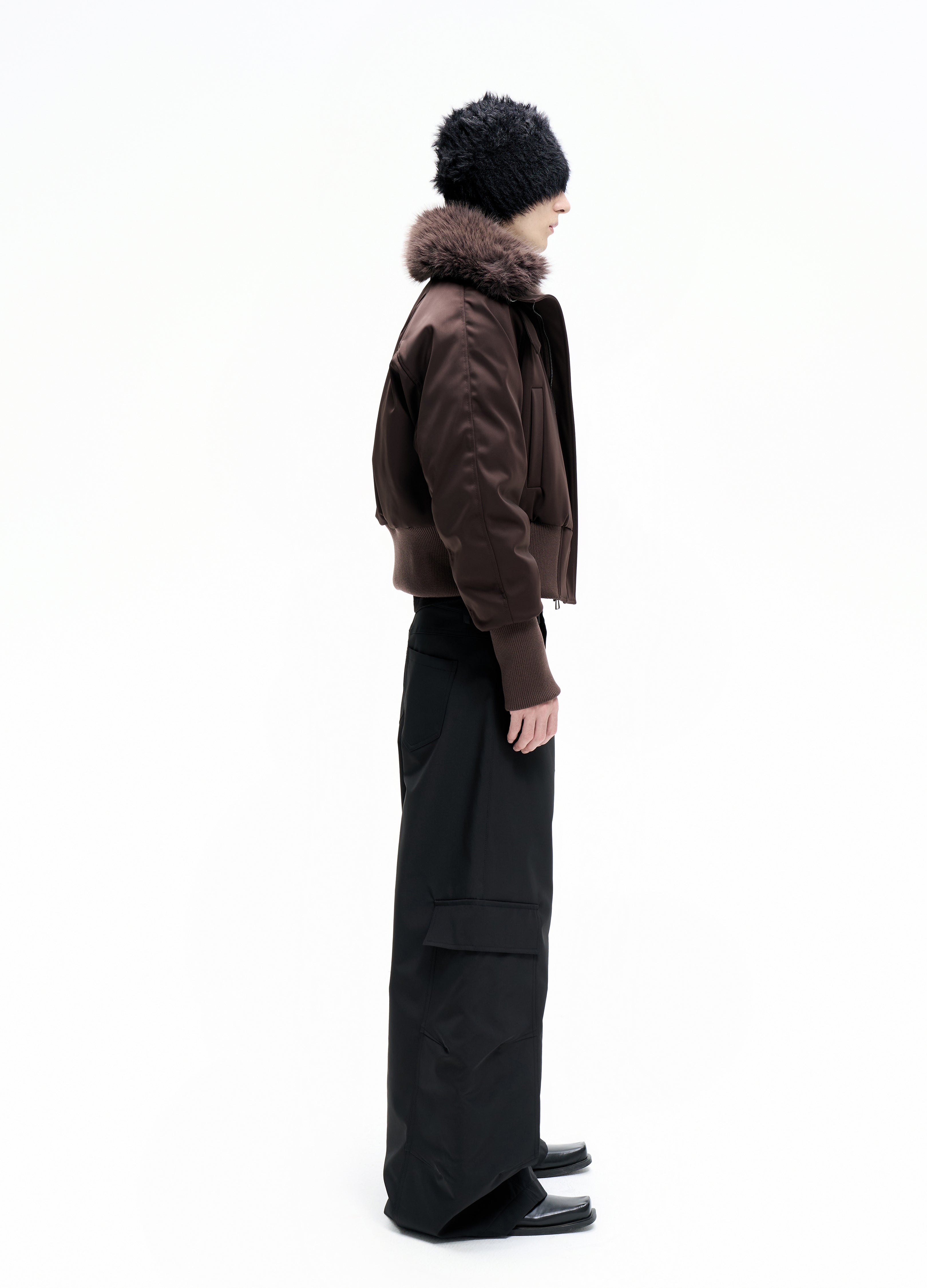 25FW FUR HOODED PARKA JACKET