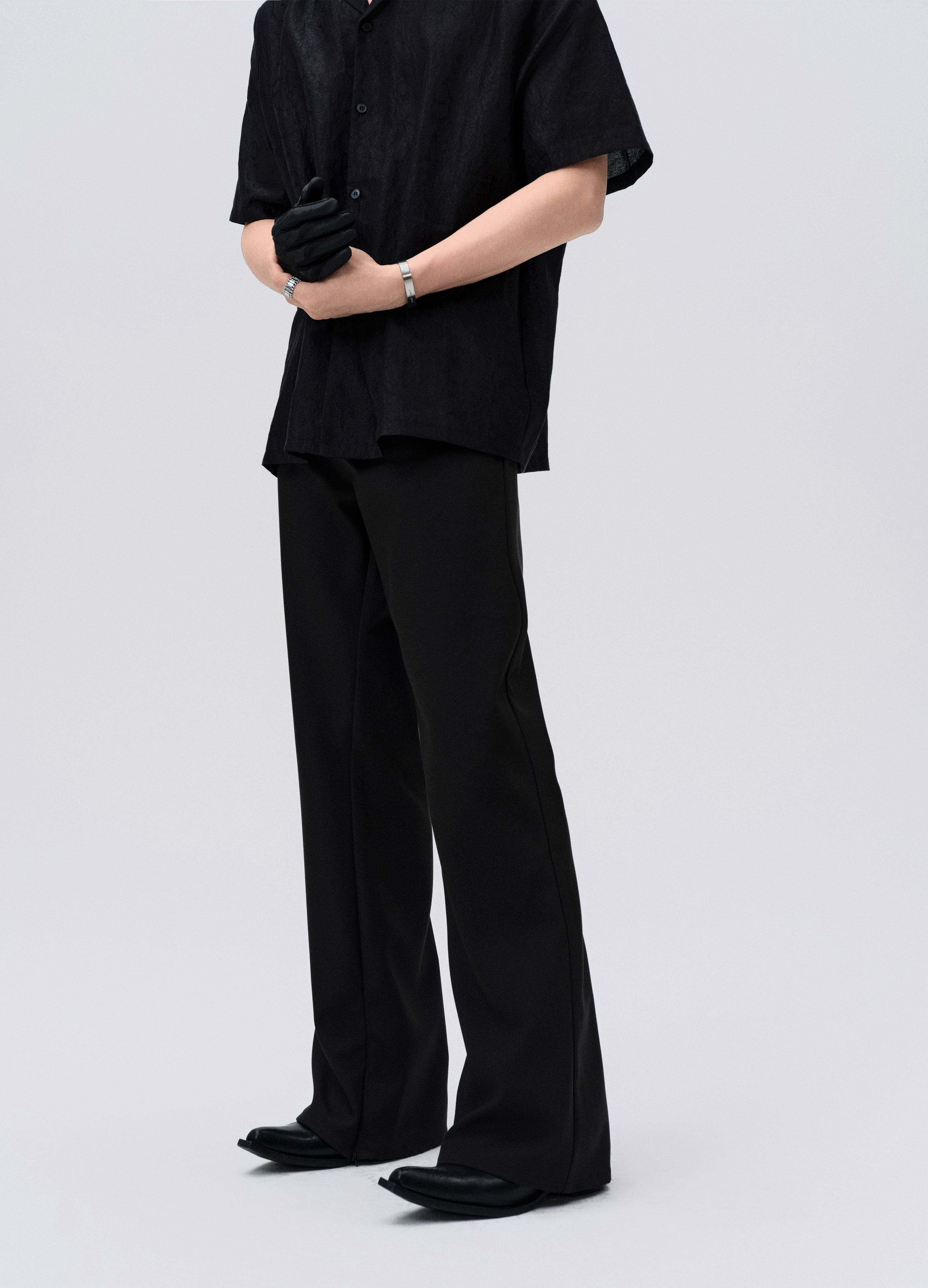 25SS STEALTH LINE A CUT TROUSERS